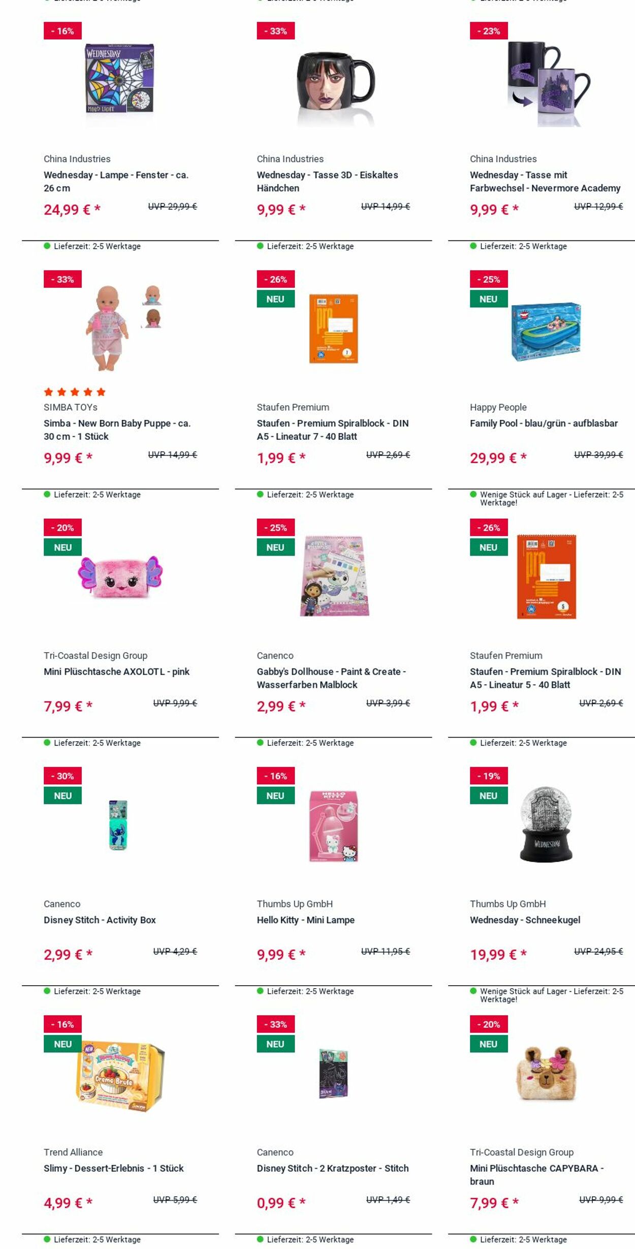 Prospekt Rofu Kinderland 25.08.2025 - 03.09.2025