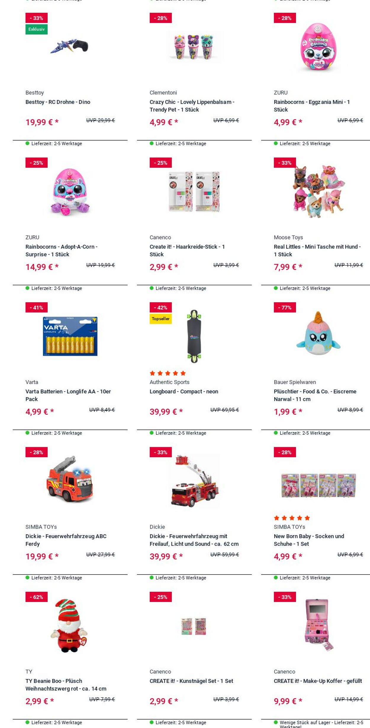 Prospekt Rofu Kinderland 25.08.2025 - 03.09.2025