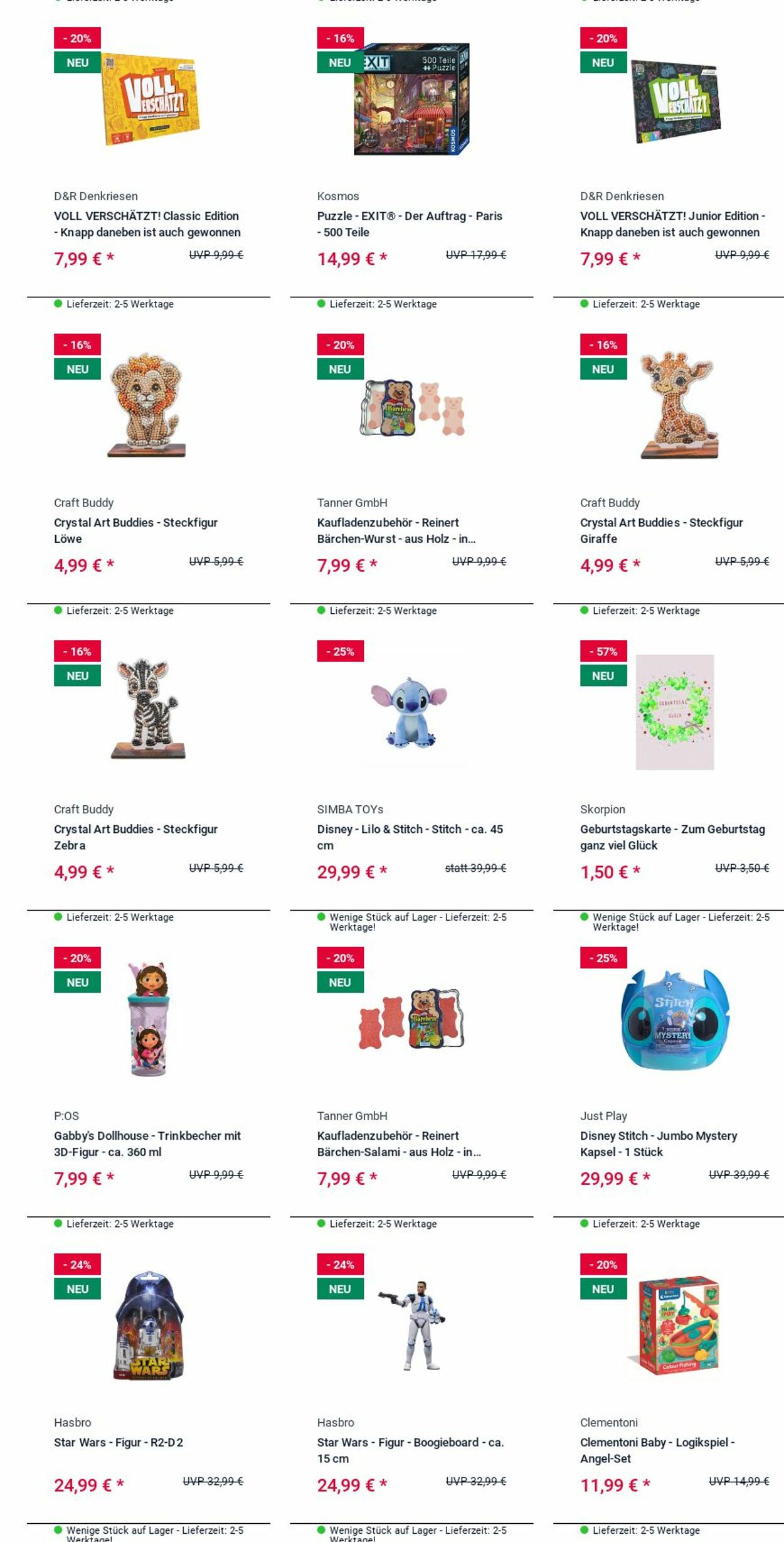 Prospekt Rofu Kinderland 25.08.2025 - 03.09.2025