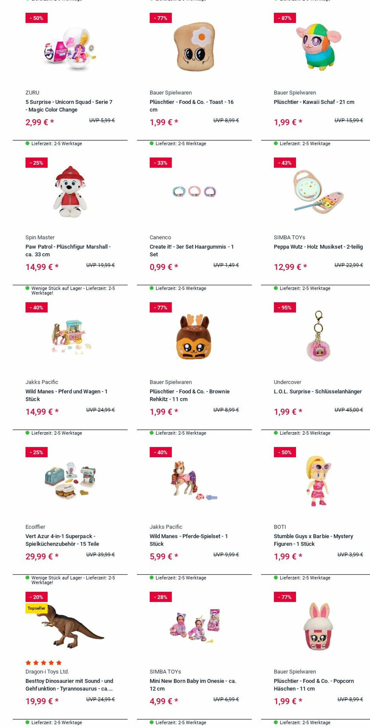 Prospekt Rofu Kinderland 25.08.2025 - 03.09.2025