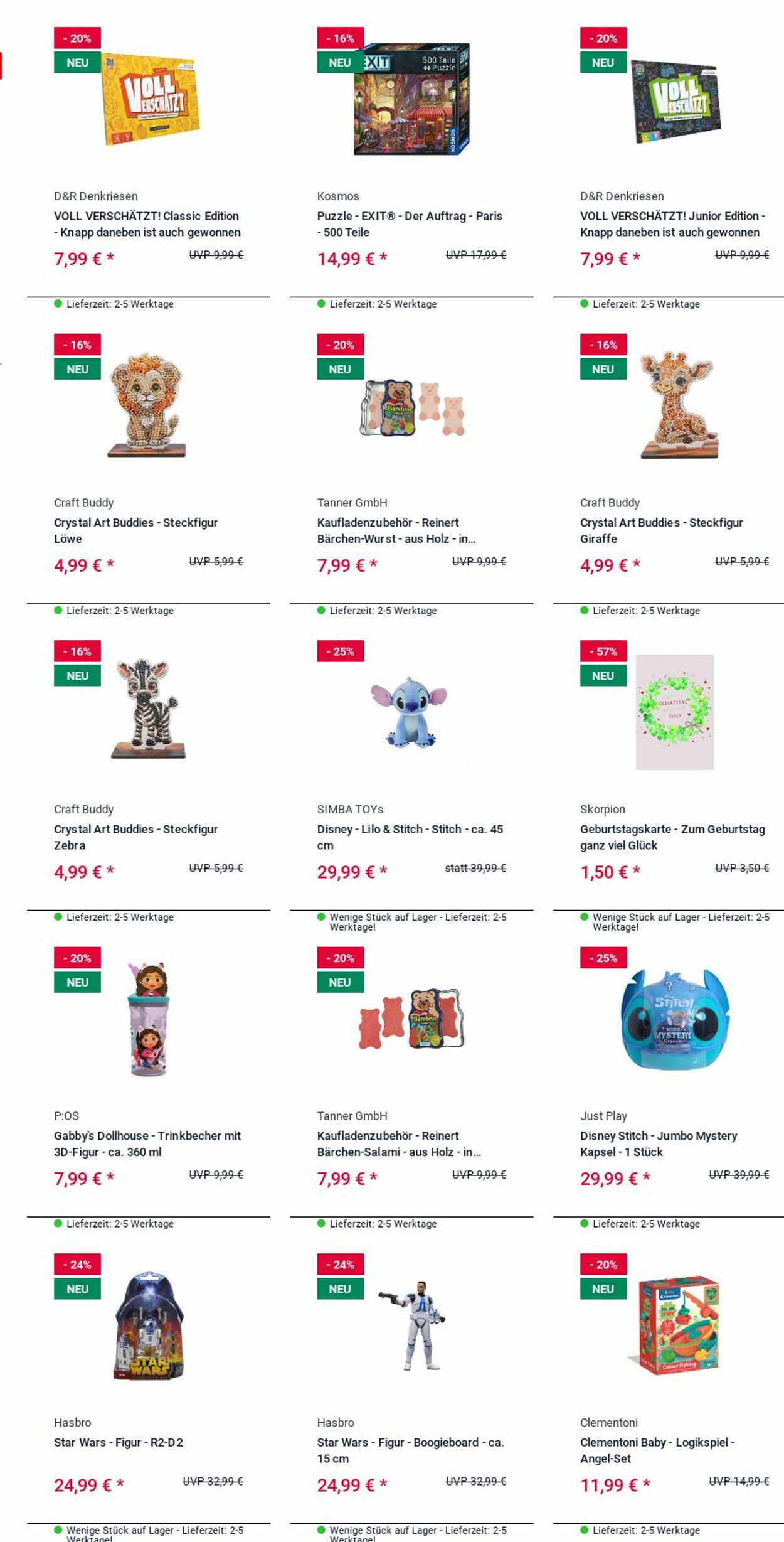 Prospekt Rofu Kinderland 25.08.2025 - 03.09.2025