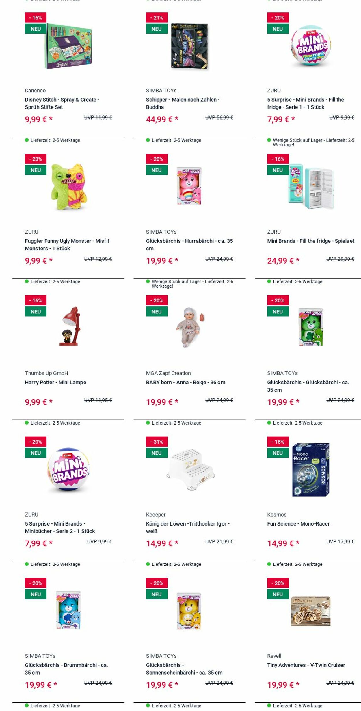 Prospekt Rofu Kinderland 25.08.2025 - 03.09.2025