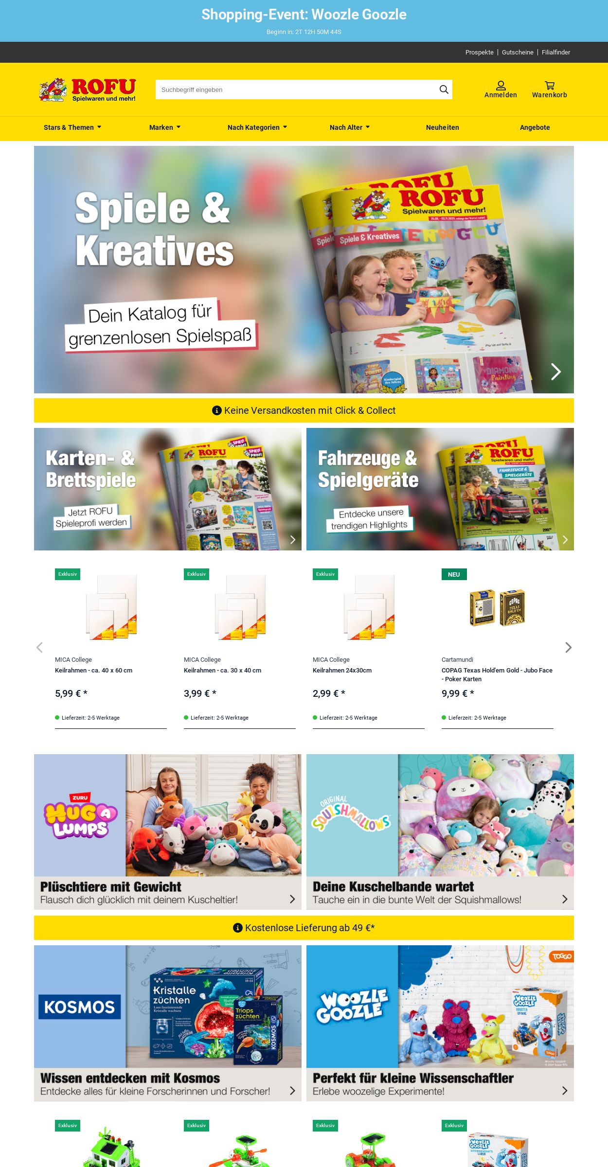 Prospekt Rofu Kinderland 25.08.2025 - 03.09.2025