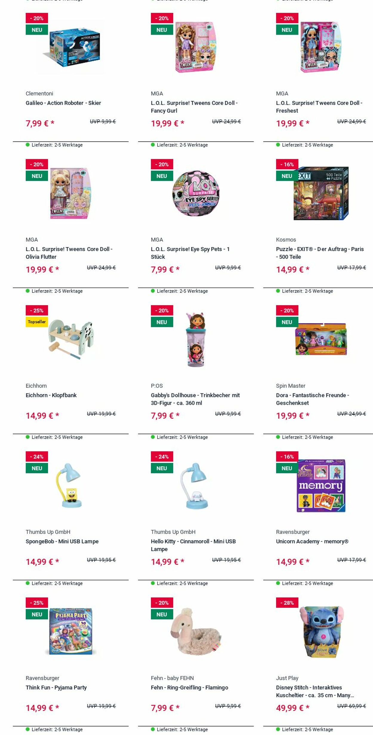 Prospekt Rofu Kinderland 29.09.2025 - 08.10.2025