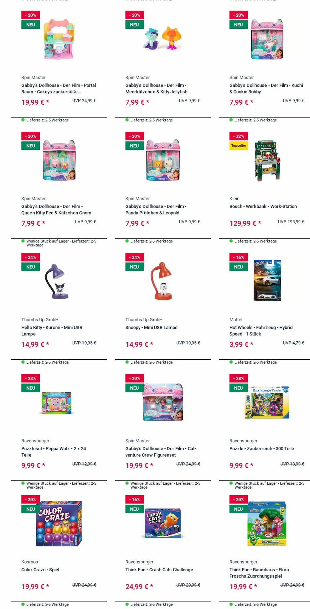 Prospekt Rofu Kinderland 29.09.2025 - 08.10.2025