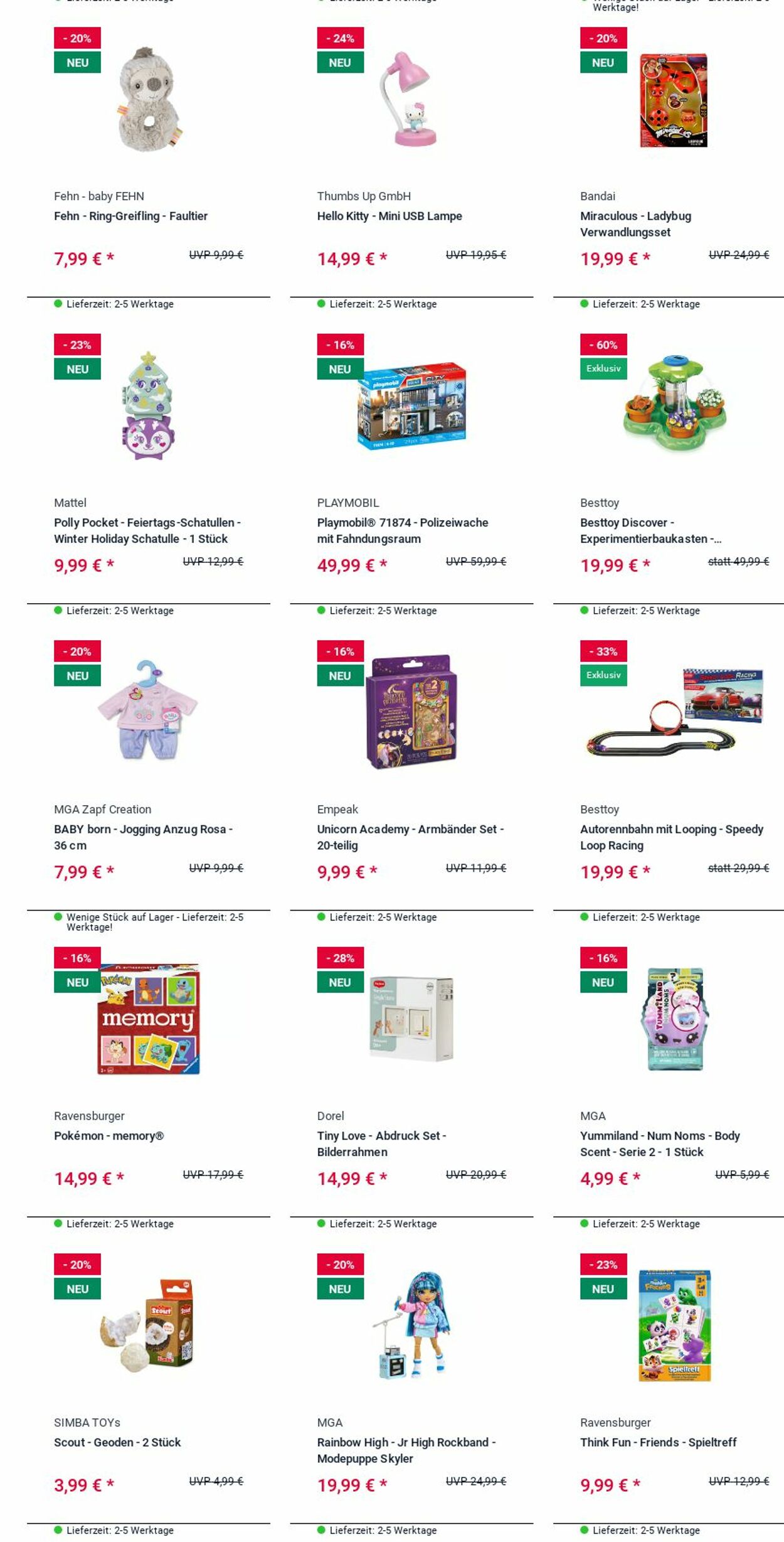 Prospekt Rofu Kinderland 29.09.2025 - 08.10.2025