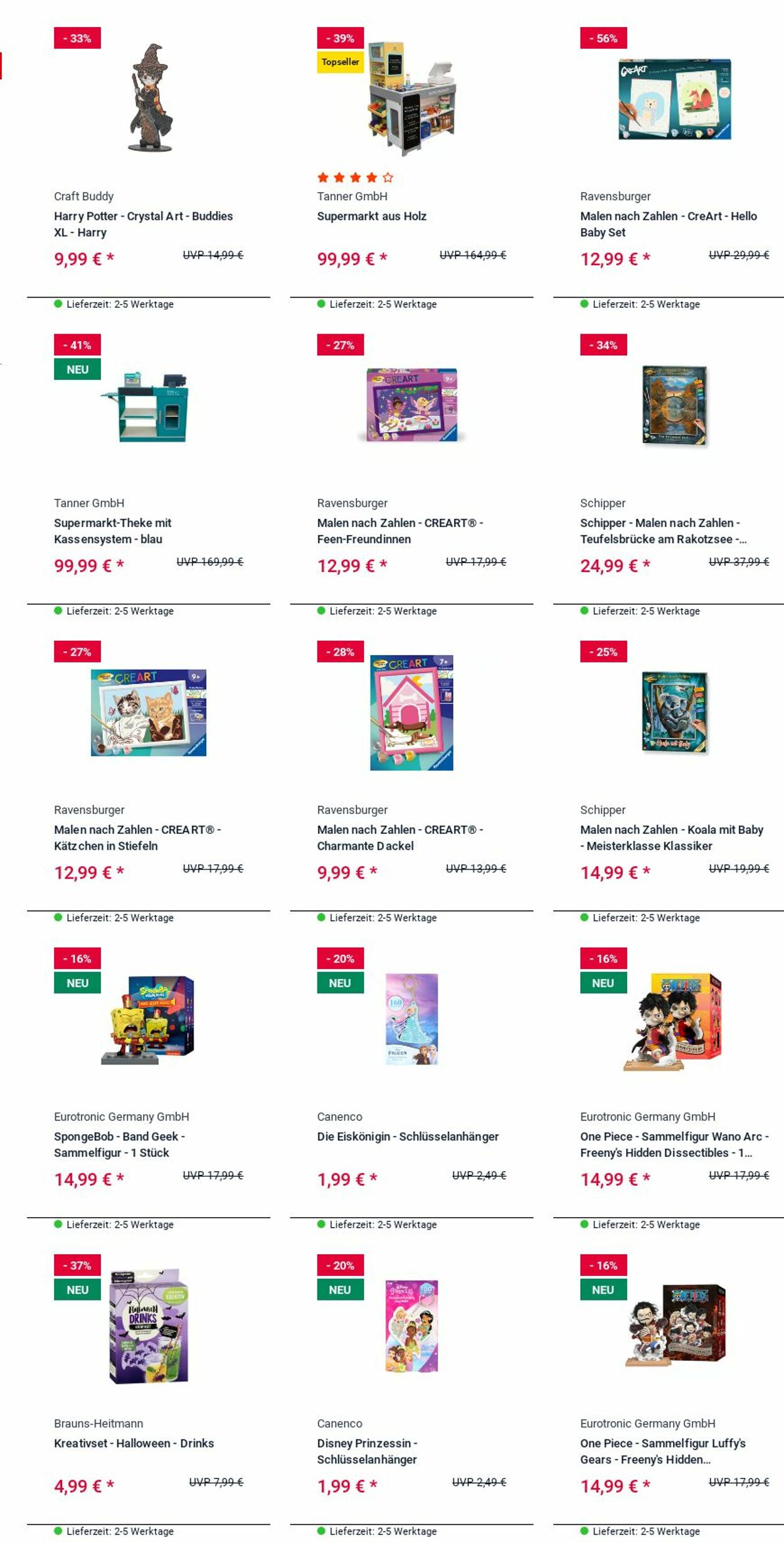 Prospekt Rofu Kinderland 29.09.2025 - 08.10.2025