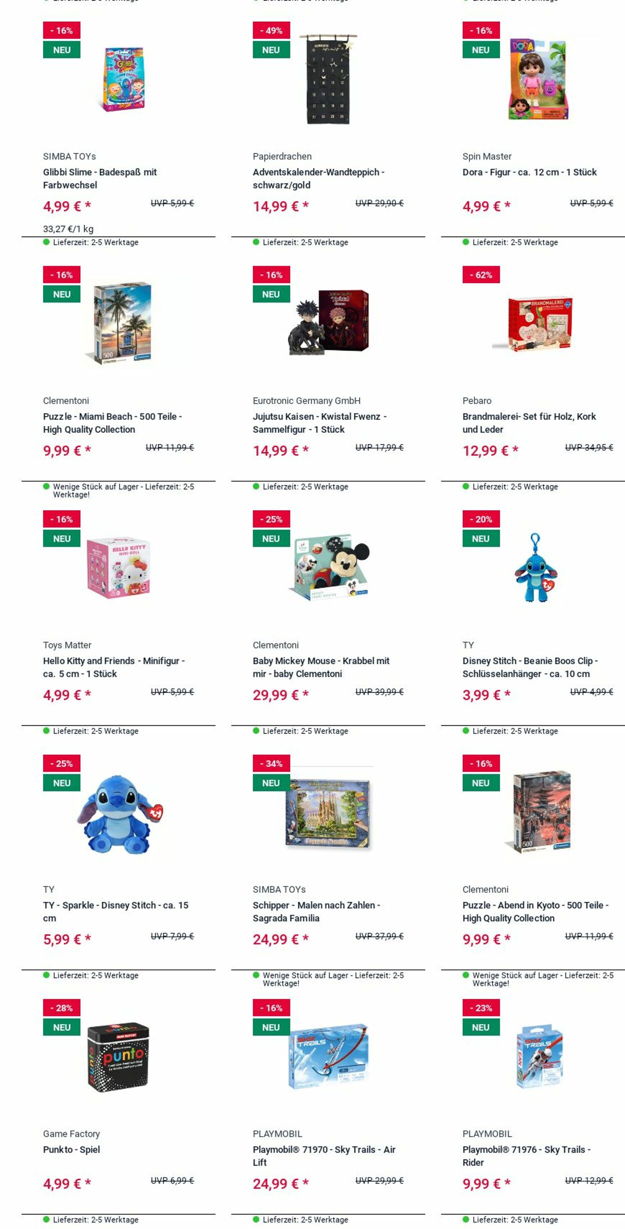 Prospekt Rofu Kinderland 29.09.2025 - 08.10.2025