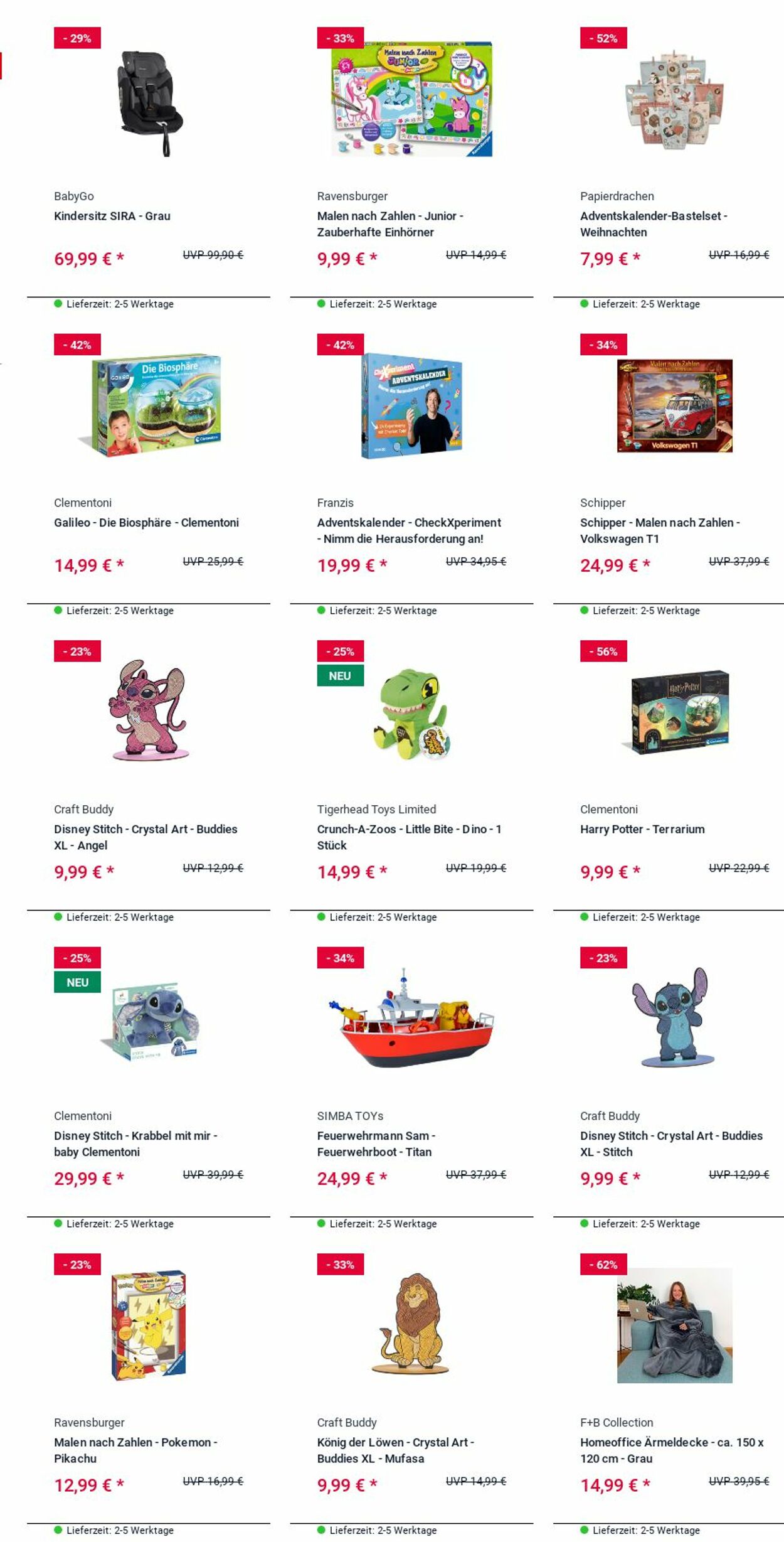 Prospekt Rofu Kinderland 29.09.2025 - 08.10.2025