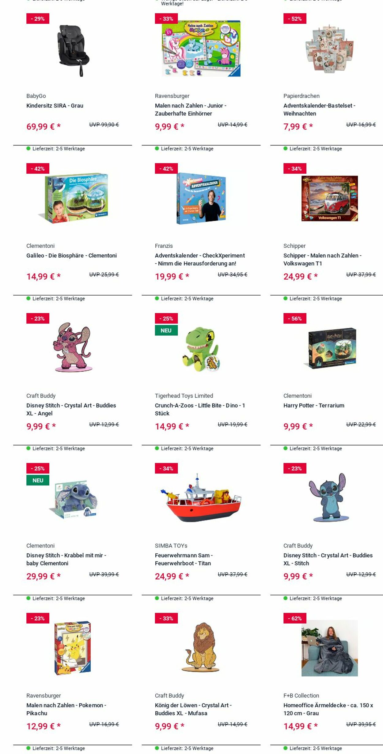 Prospekt Rofu Kinderland 29.09.2025 - 08.10.2025