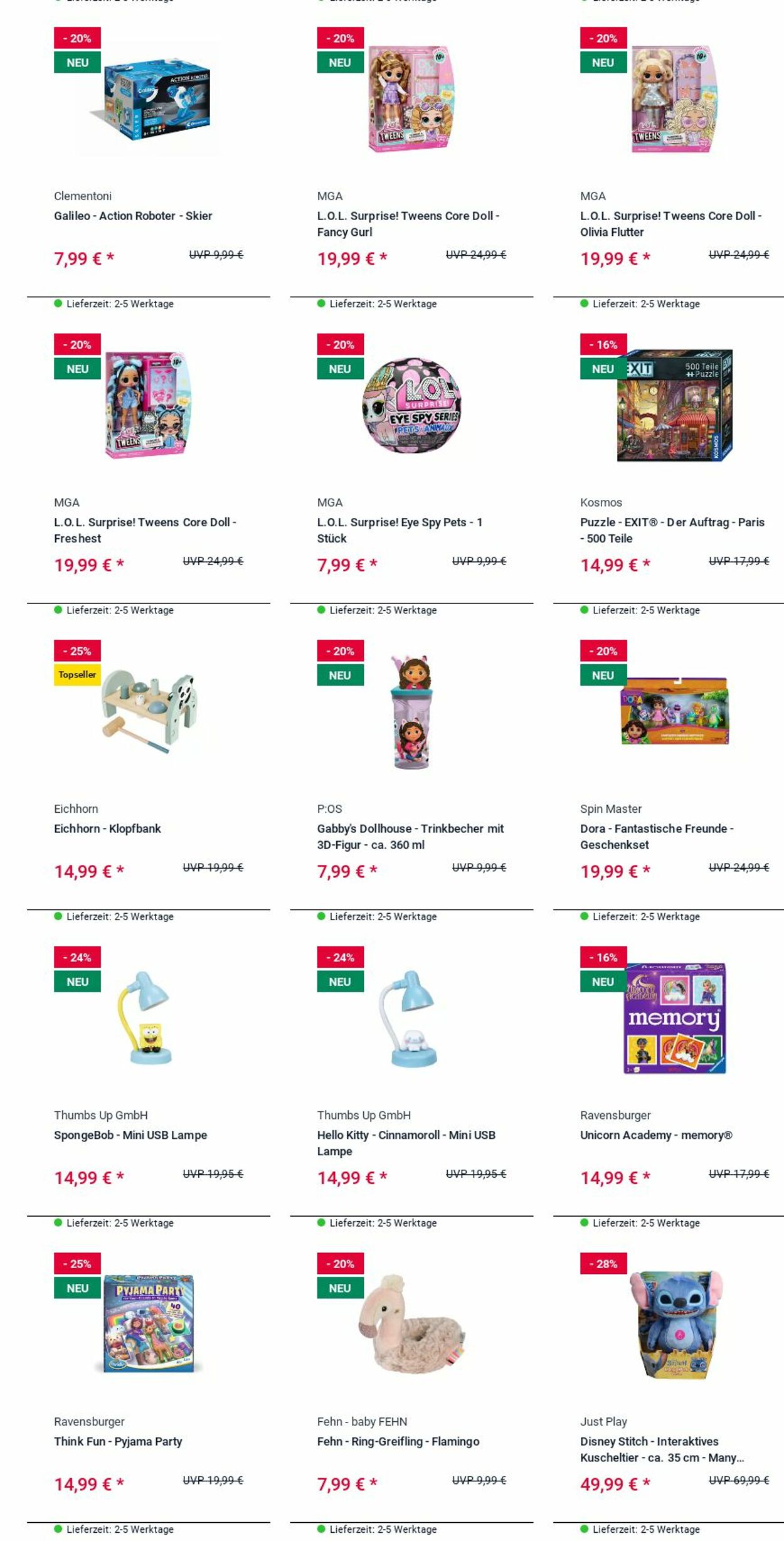 Prospekt Rofu Kinderland 29.09.2025 - 08.10.2025