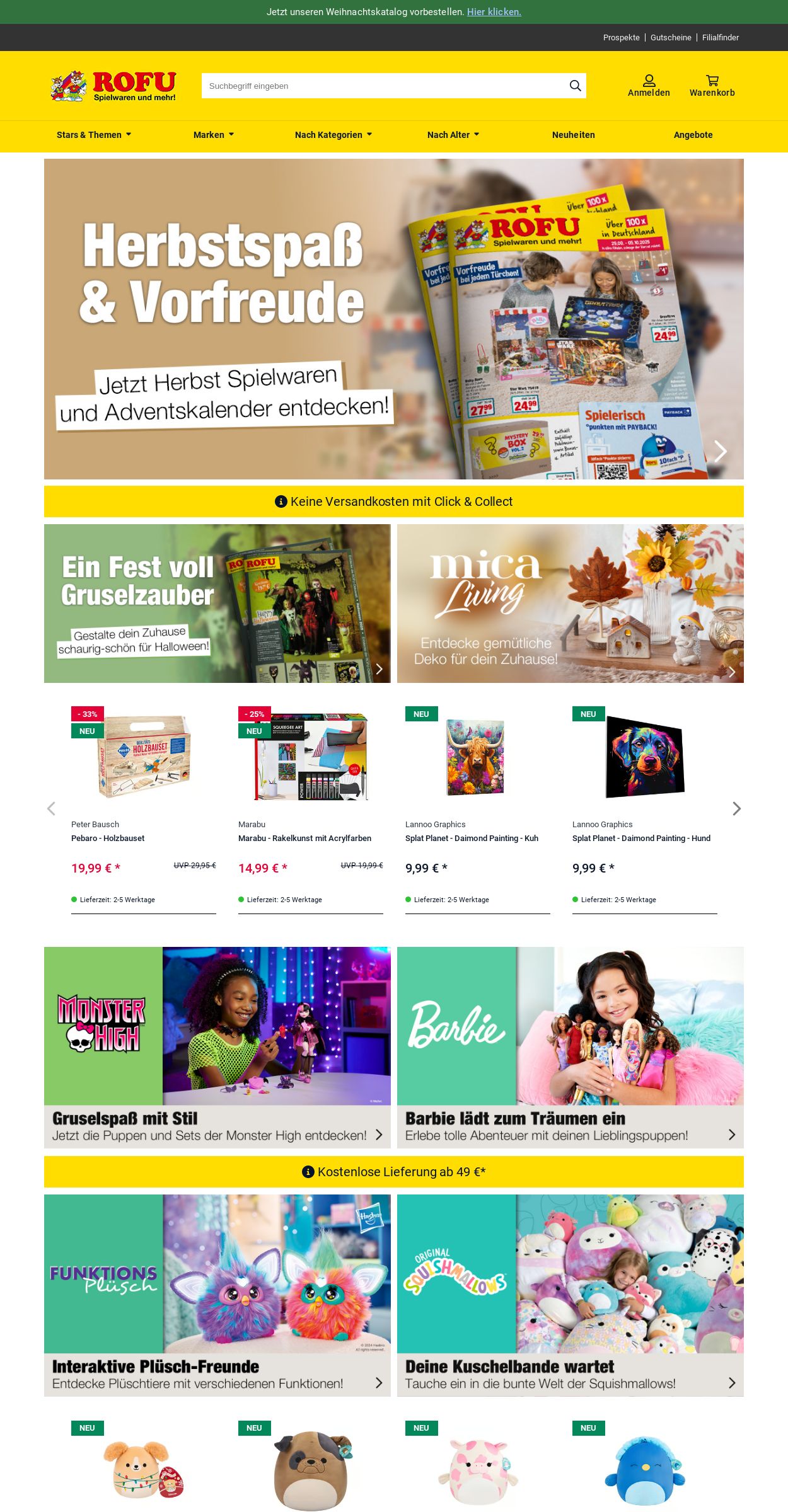 Prospekt Rofu Kinderland 29.09.2025 - 08.10.2025