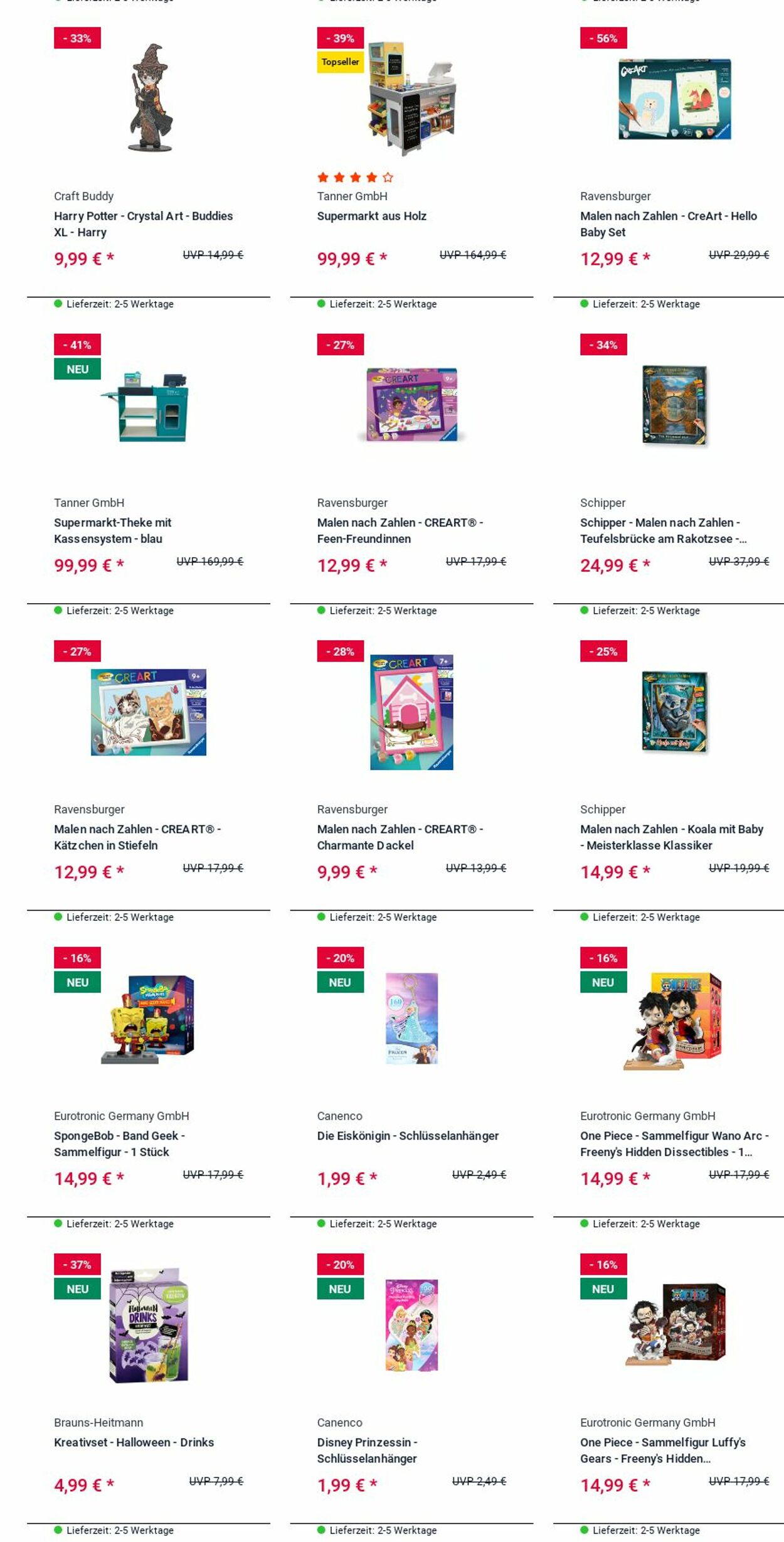 Prospekt Rofu Kinderland 29.09.2025 - 08.10.2025