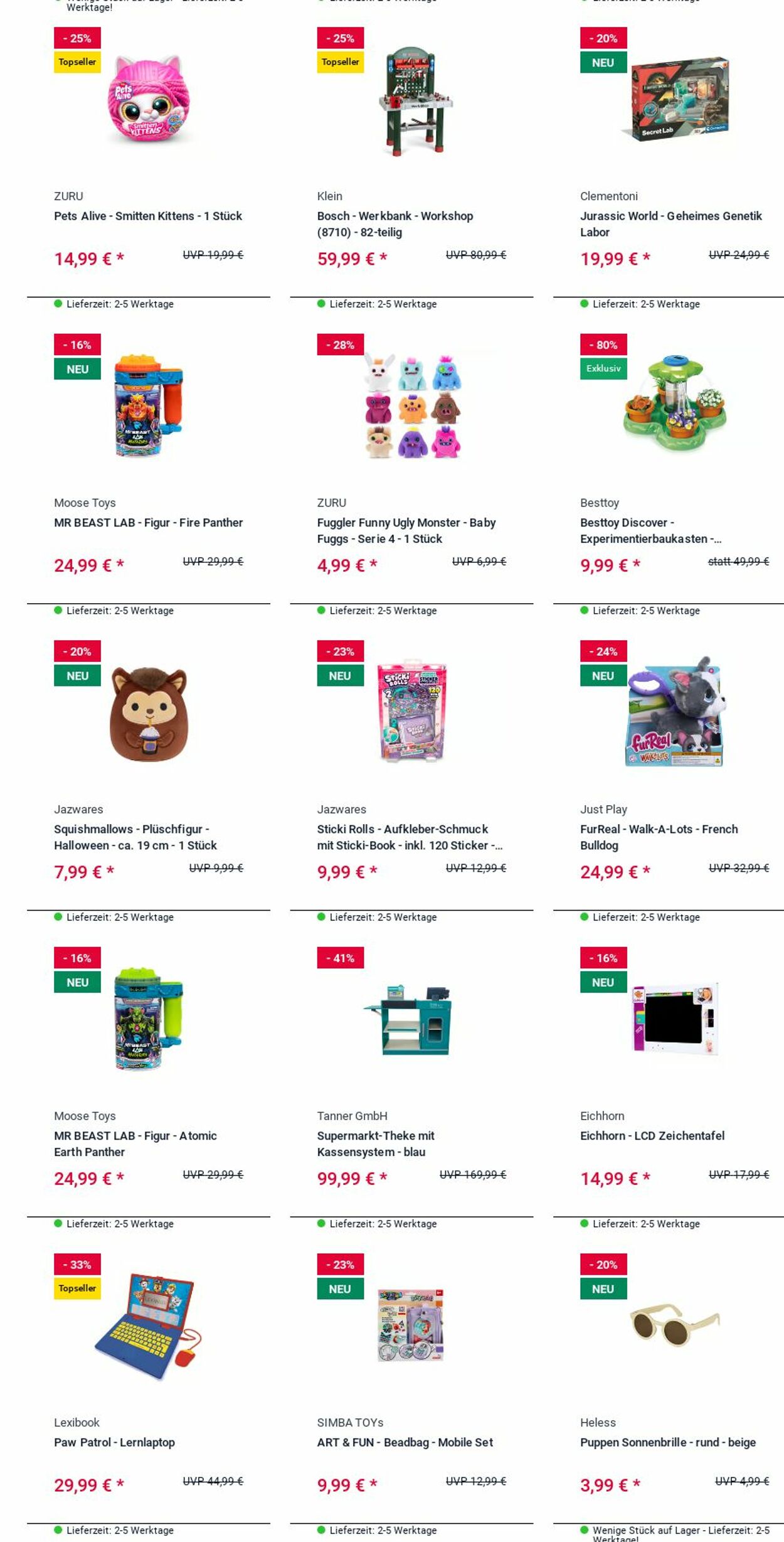 Prospekt Rofu Kinderland 10.11.2025 - 19.11.2025
