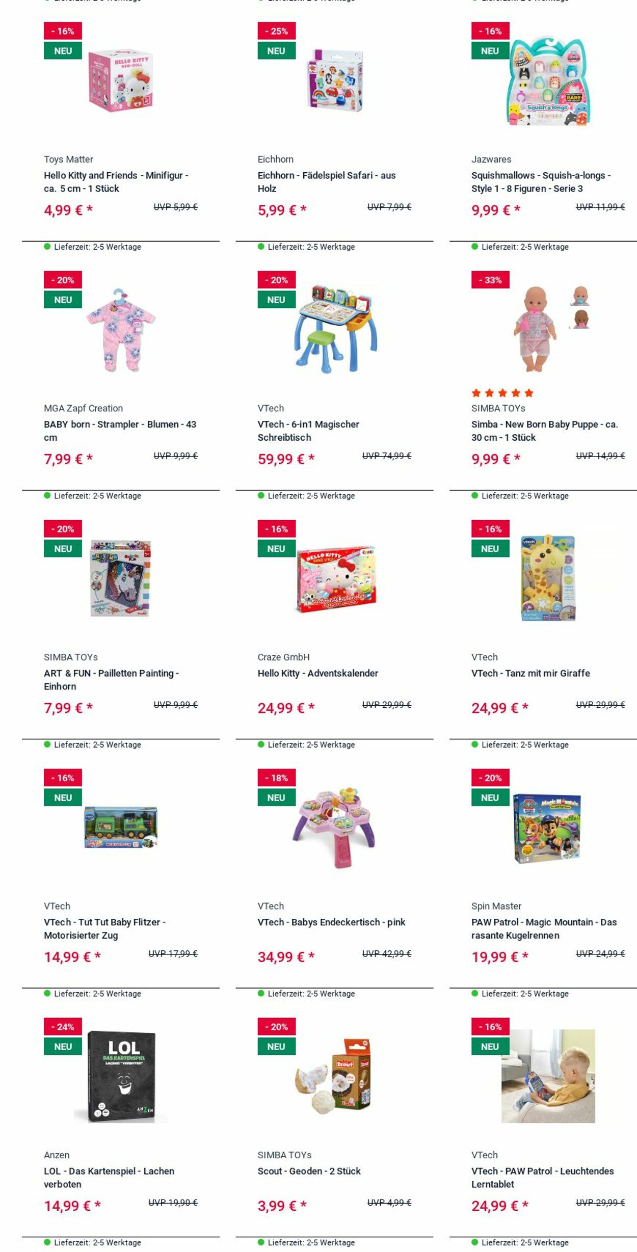 Prospekt Rofu Kinderland 10.11.2025 - 19.11.2025