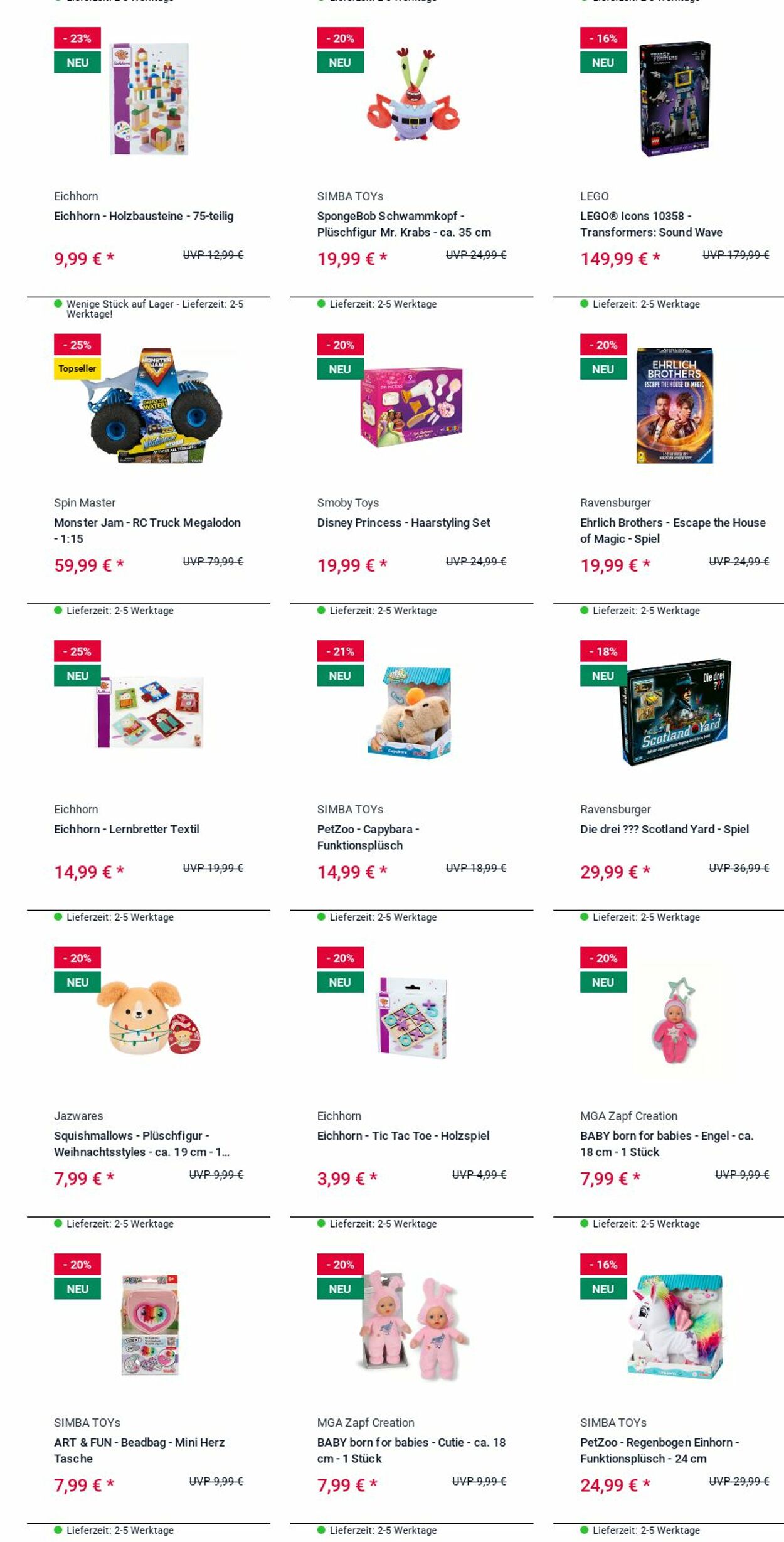 Prospekt Rofu Kinderland 10.11.2025 - 19.11.2025
