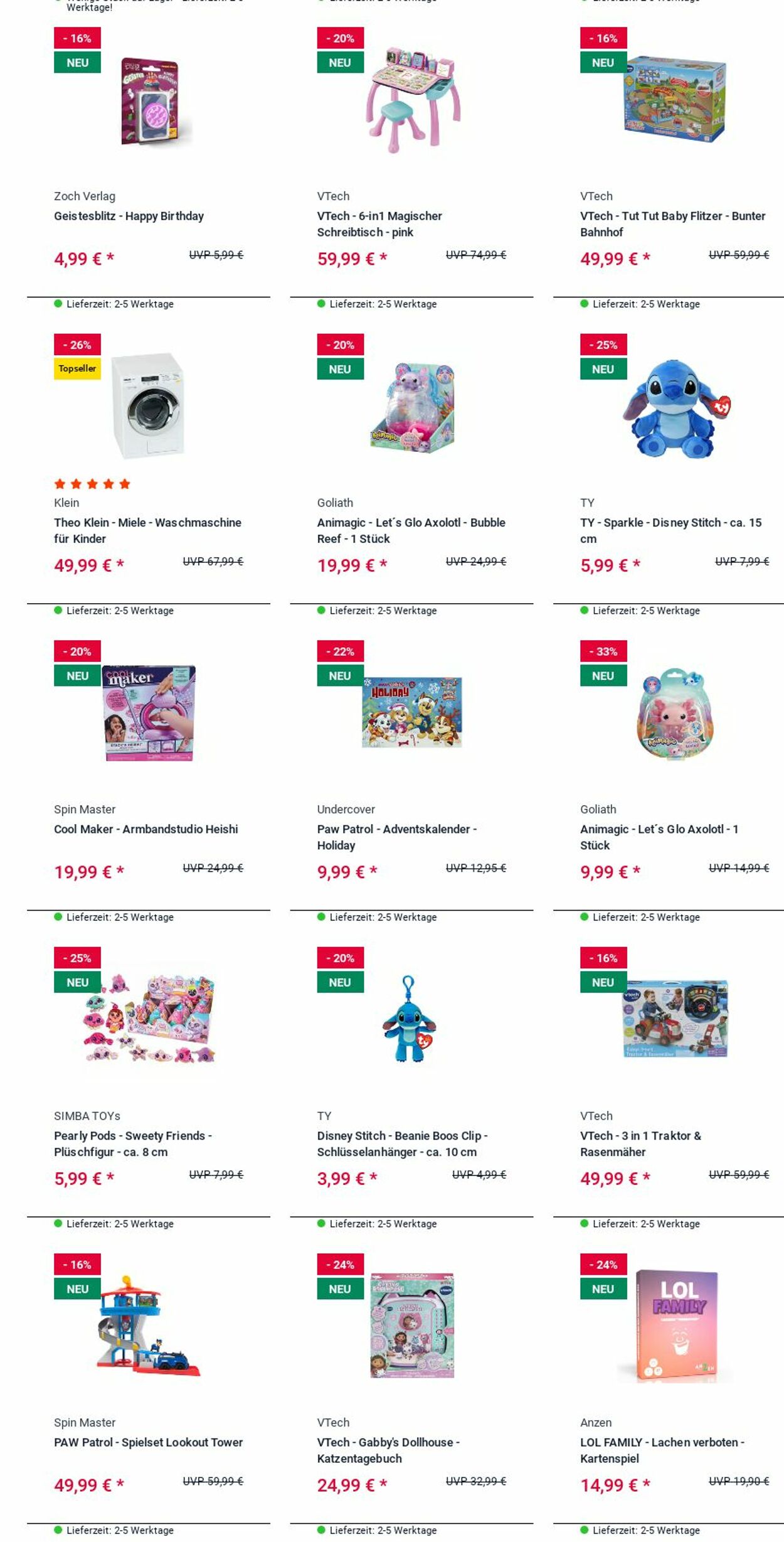 Prospekt Rofu Kinderland 10.11.2025 - 19.11.2025