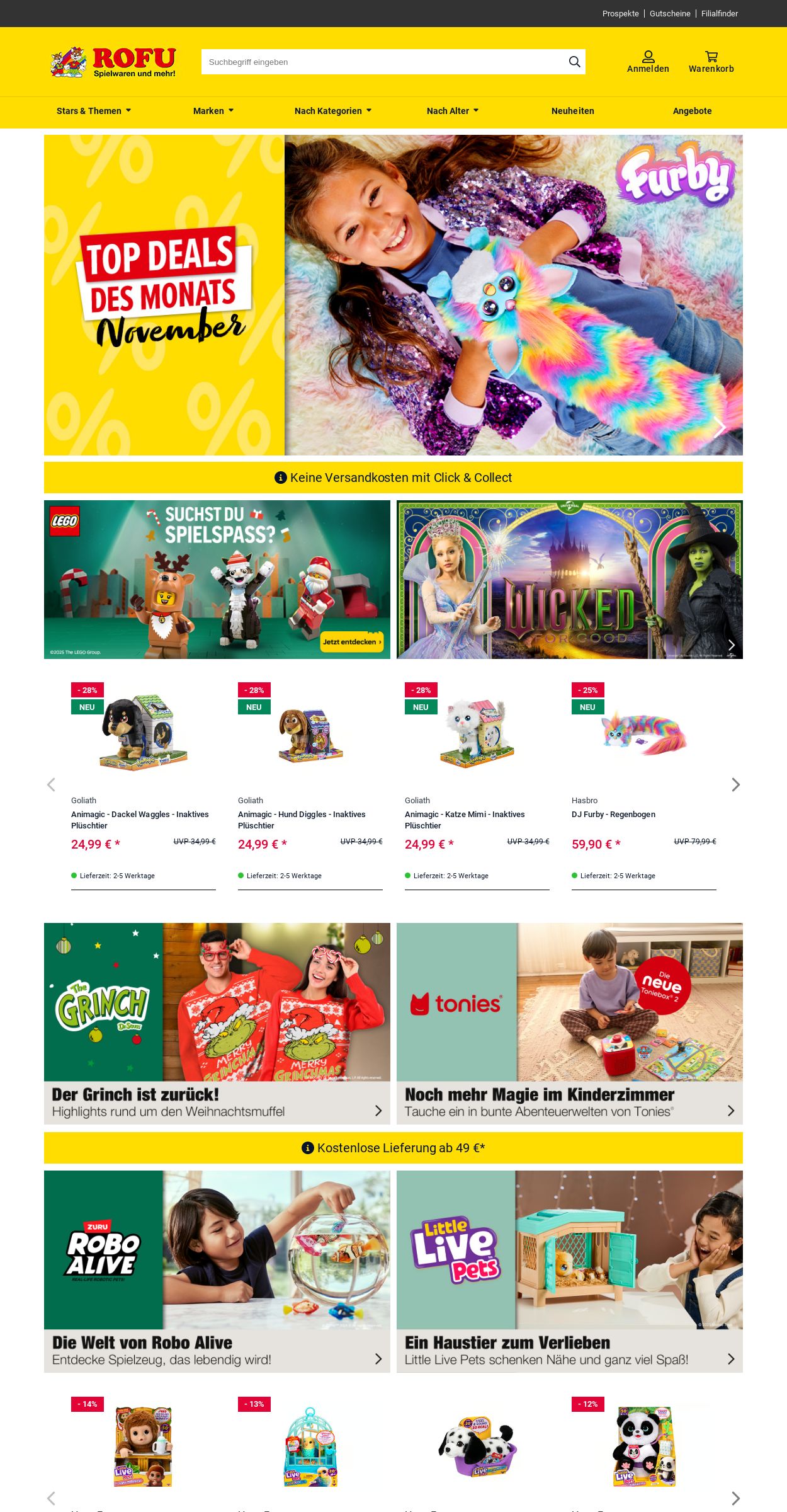 Prospekt Rofu Kinderland 10.11.2025 - 19.11.2025