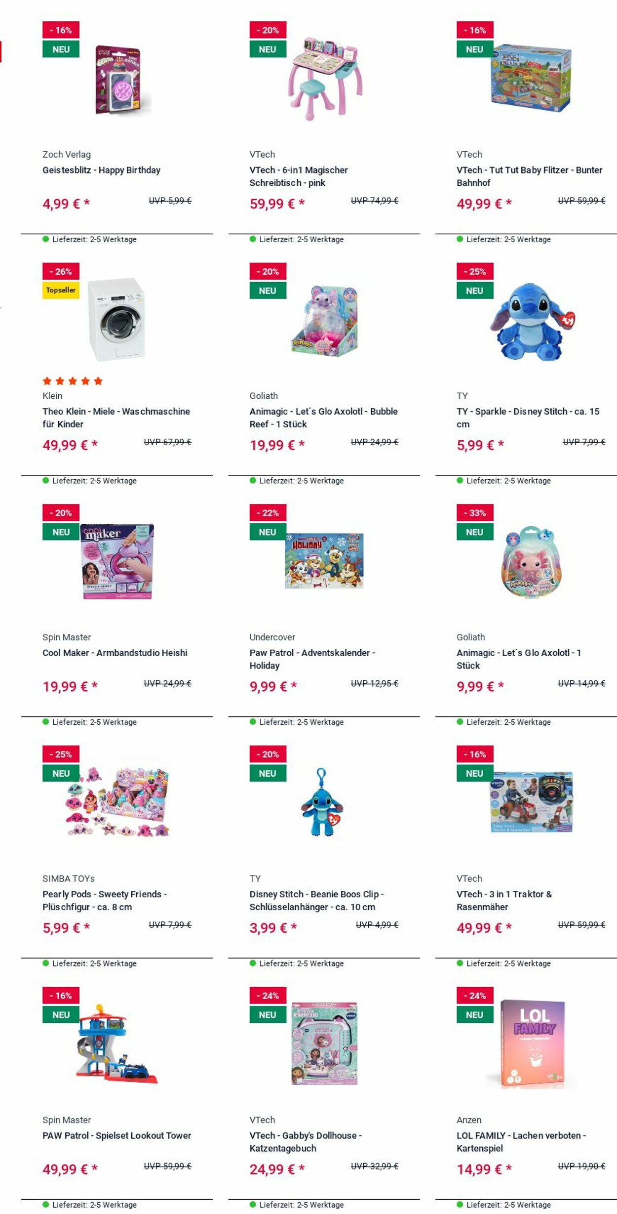 Prospekt Rofu Kinderland 10.11.2025 - 19.11.2025