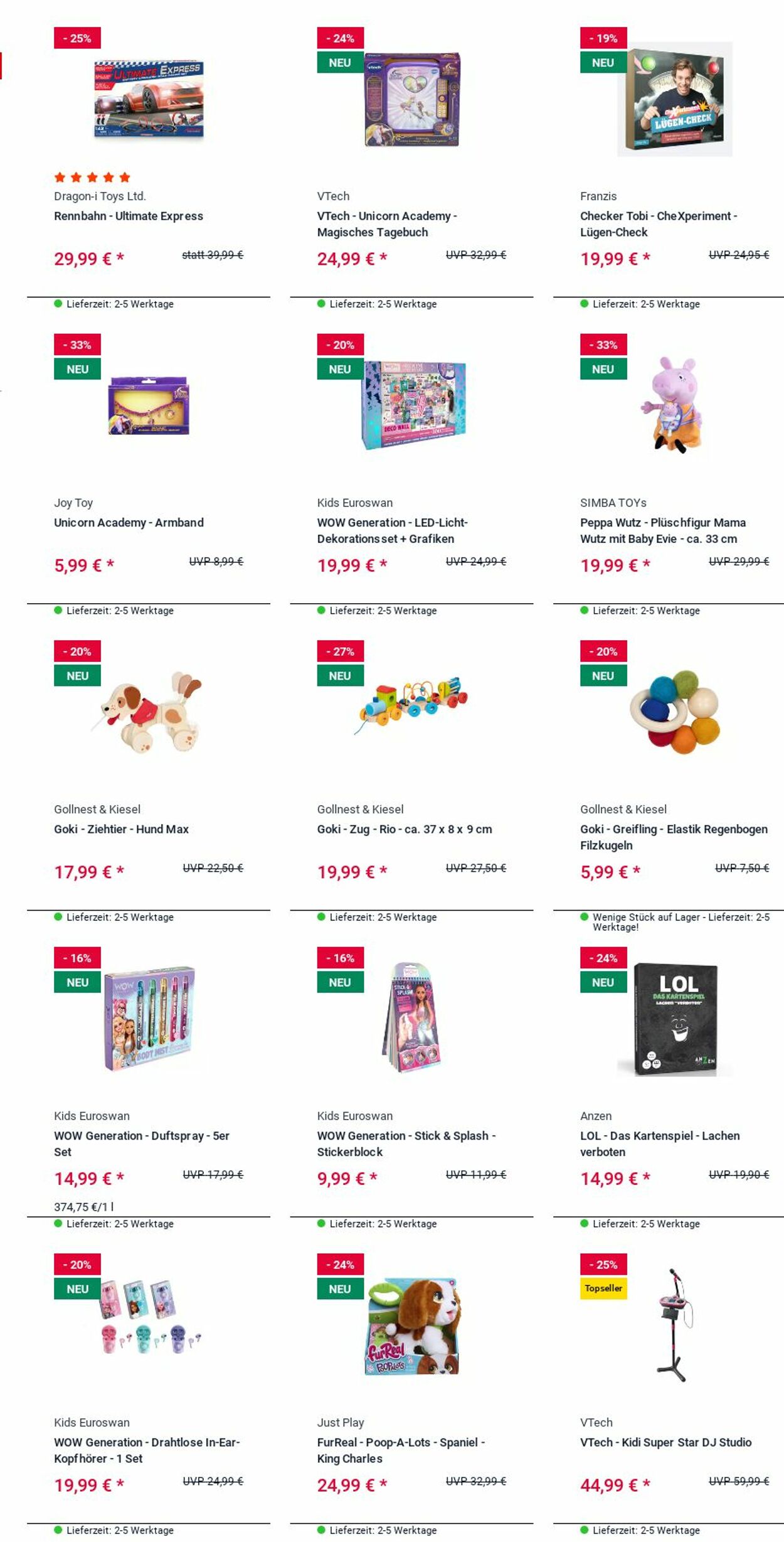 Prospekt Rofu Kinderland 24.11.2025 - 03.12.2025