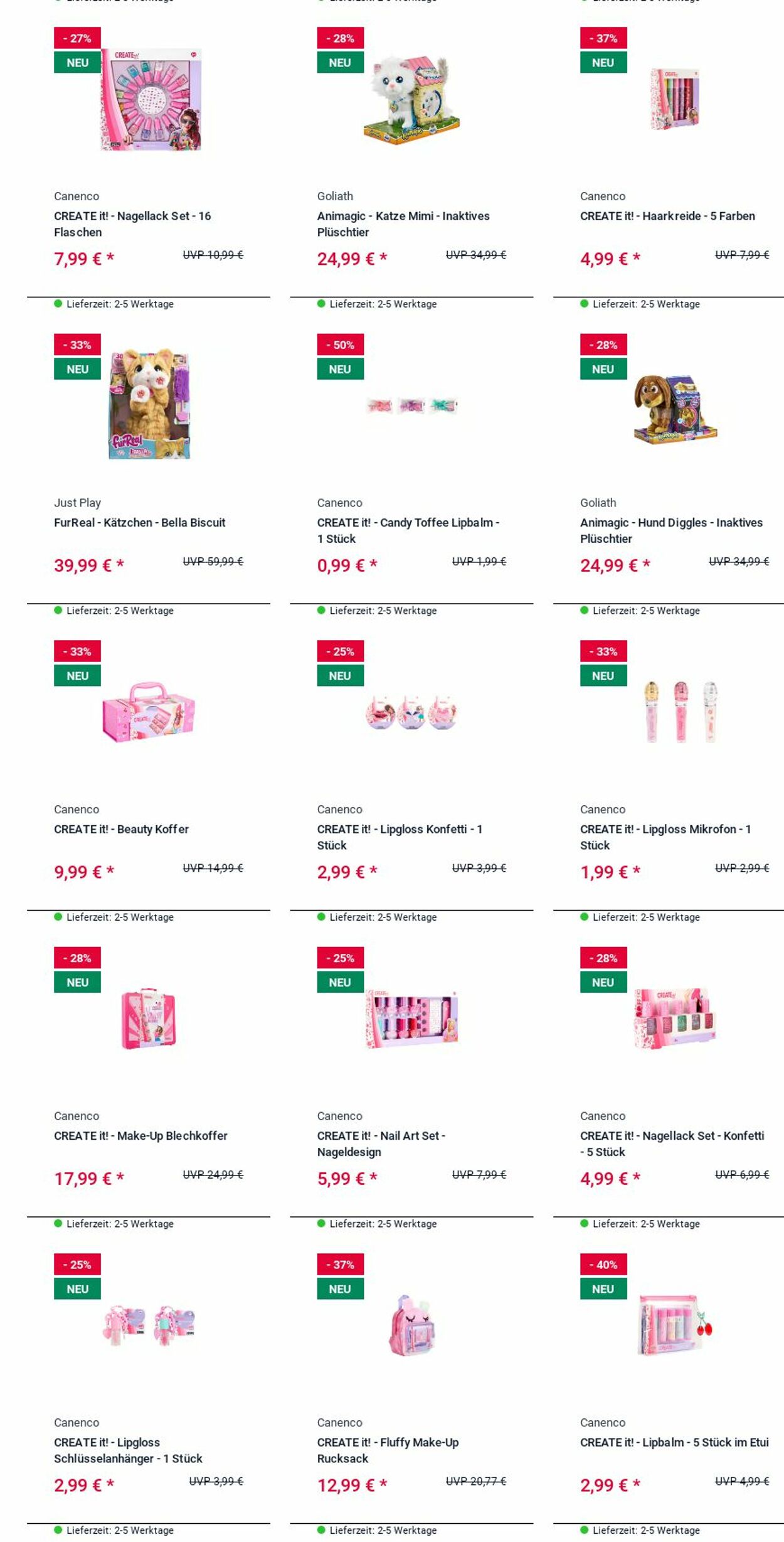 Prospekt Rofu Kinderland 24.11.2025 - 03.12.2025