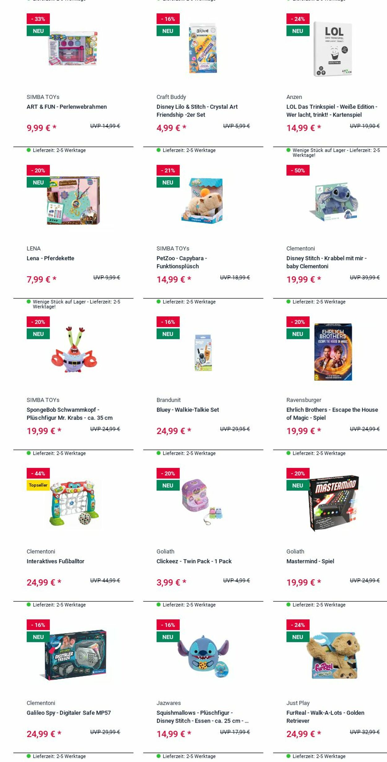 Prospekt Rofu Kinderland 24.11.2025 - 03.12.2025