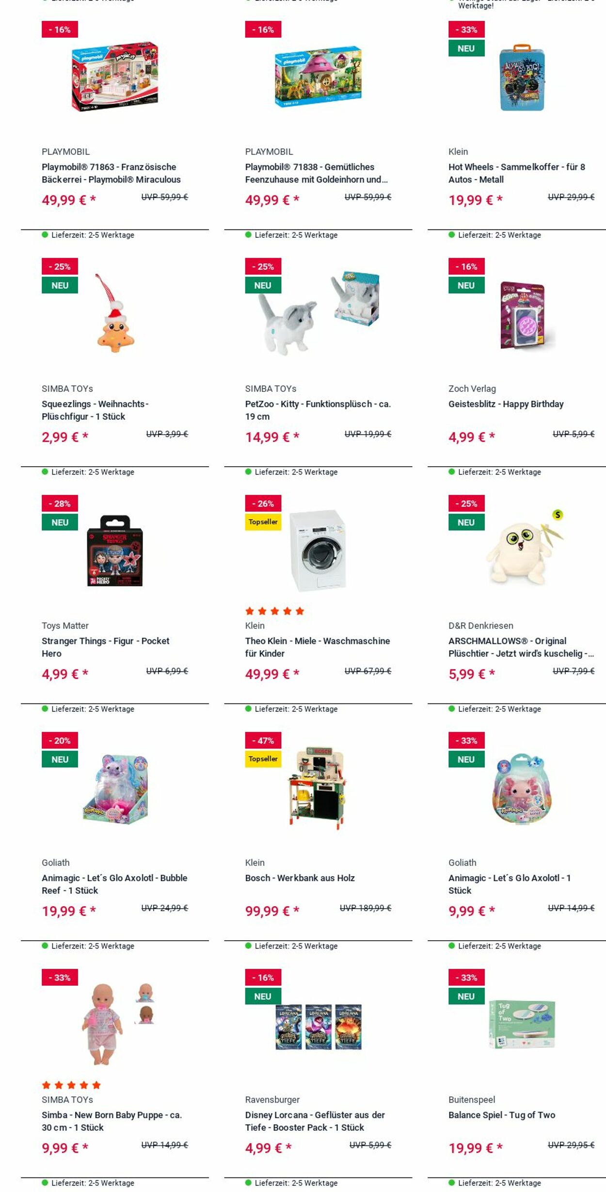 Prospekt Rofu Kinderland 24.11.2025 - 03.12.2025