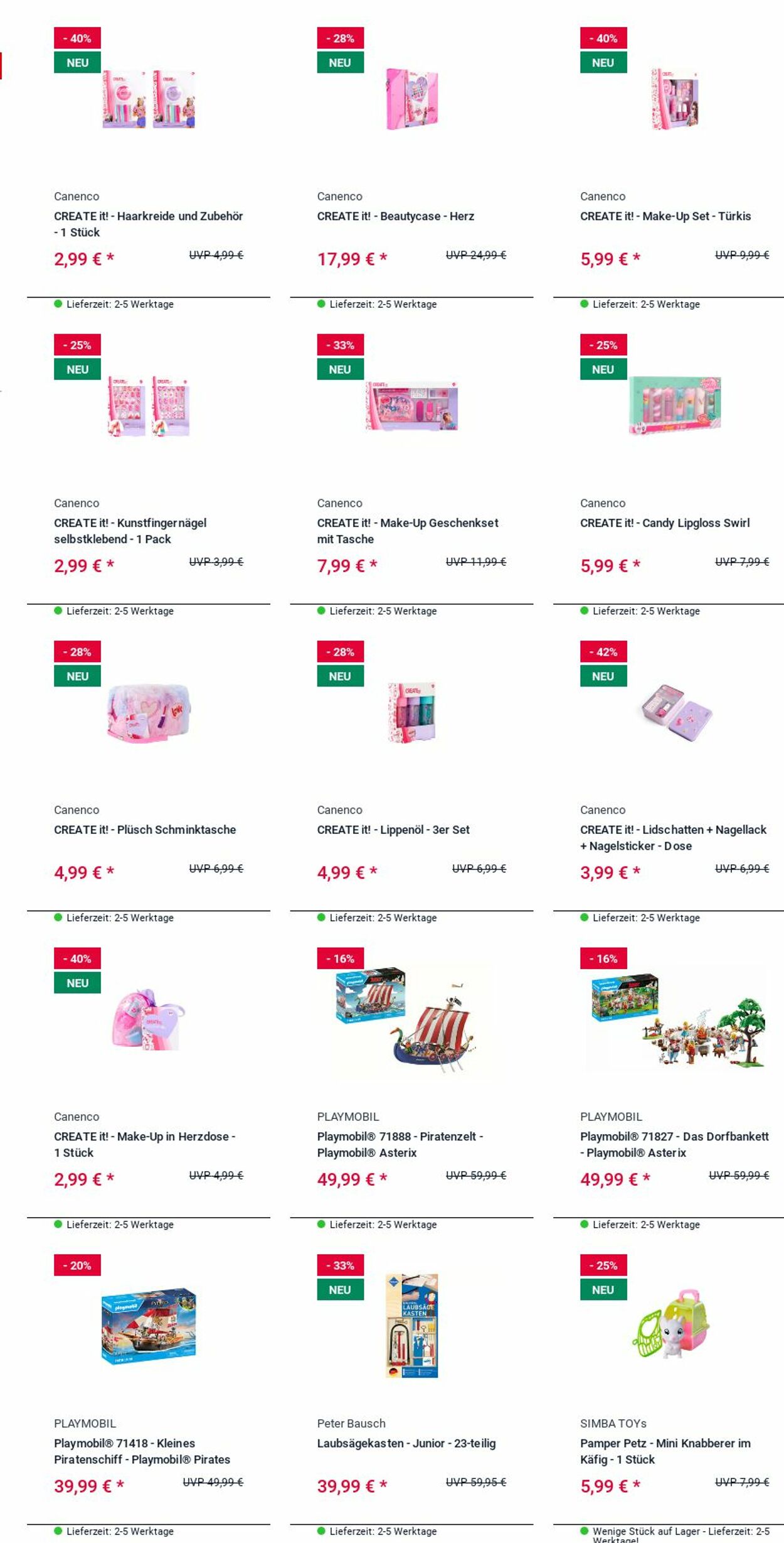Prospekt Rofu Kinderland 24.11.2025 - 03.12.2025