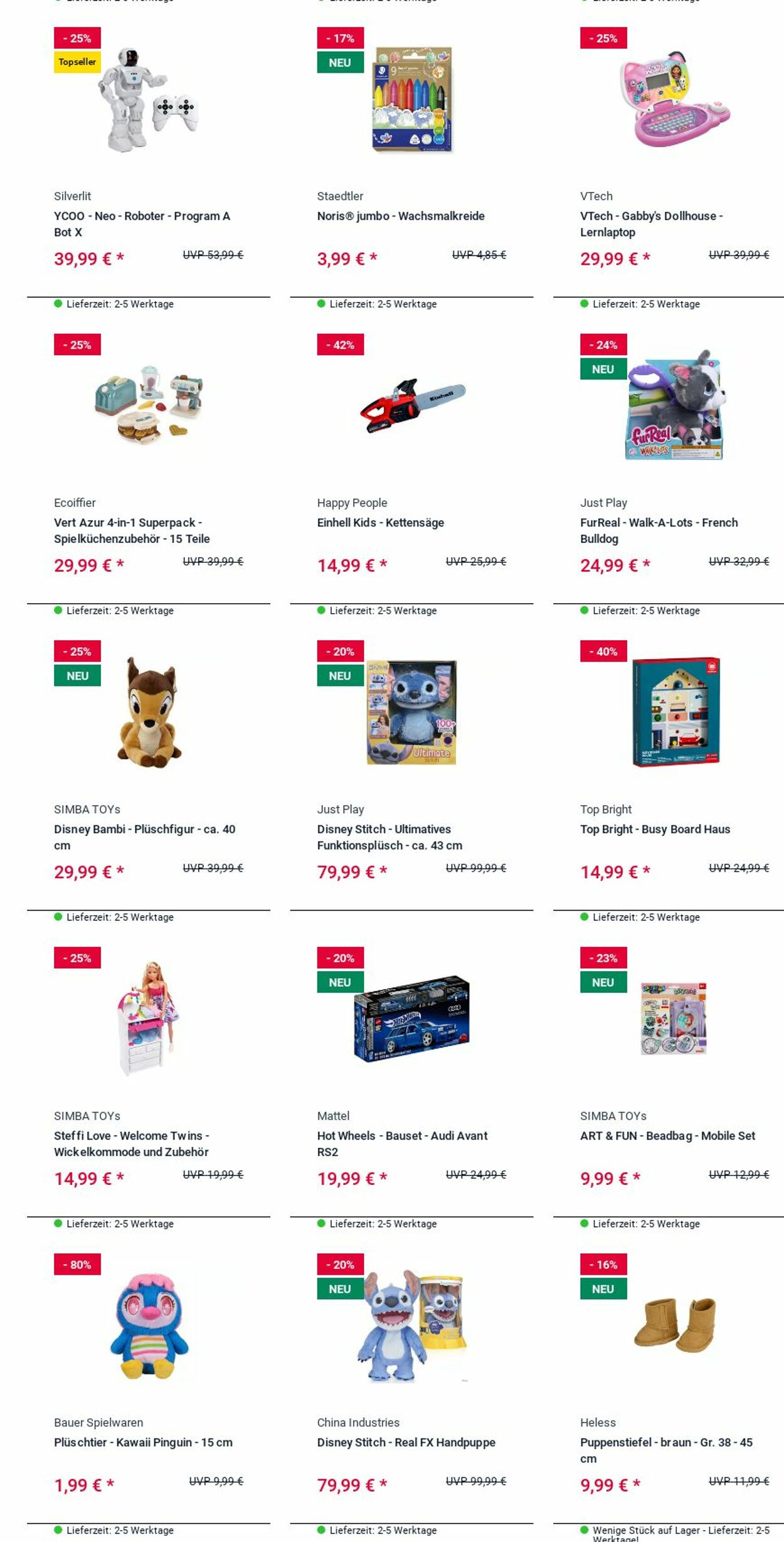 Prospekt Rofu Kinderland 24.11.2025 - 03.12.2025