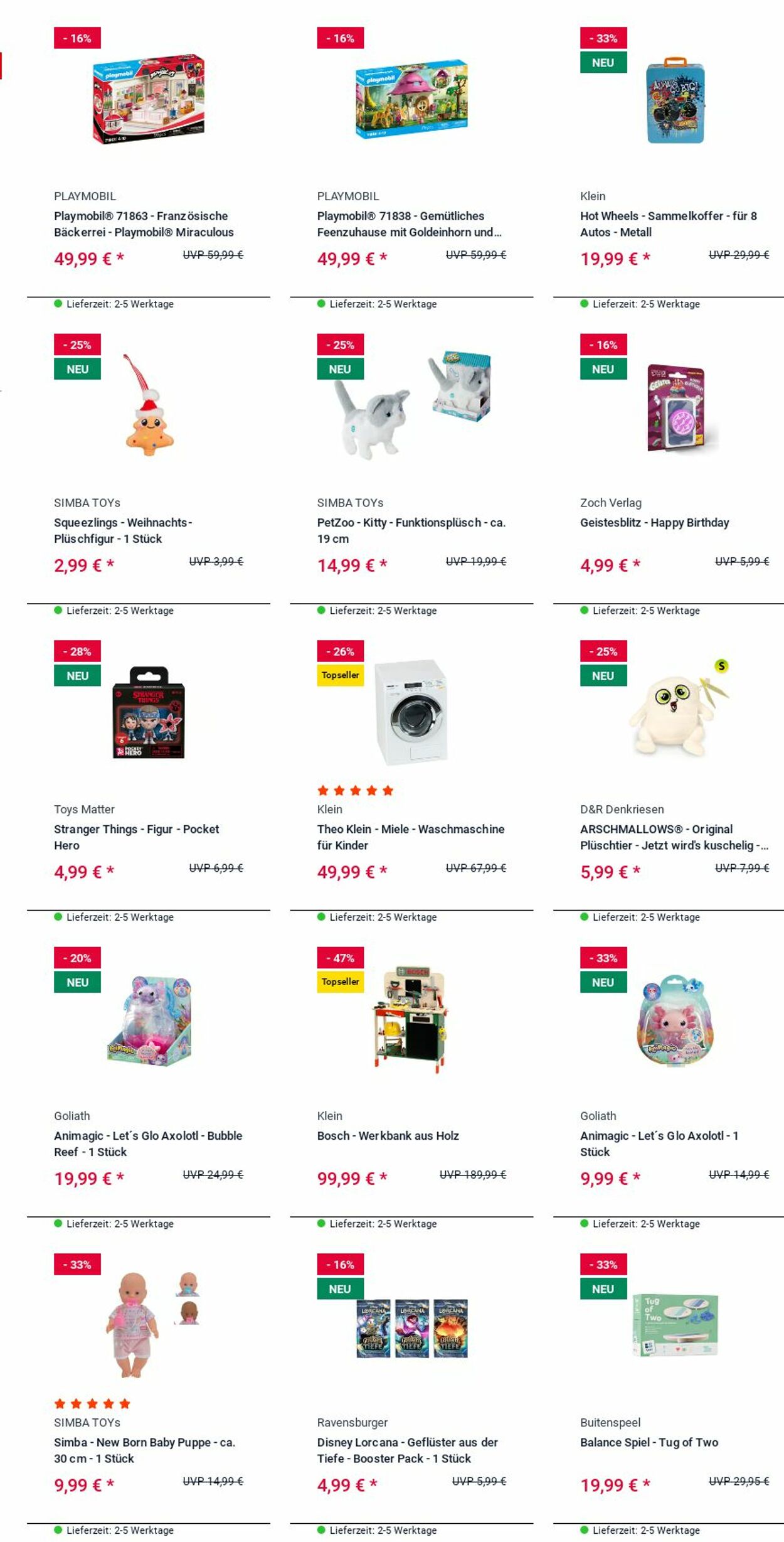 Prospekt Rofu Kinderland 24.11.2025 - 03.12.2025
