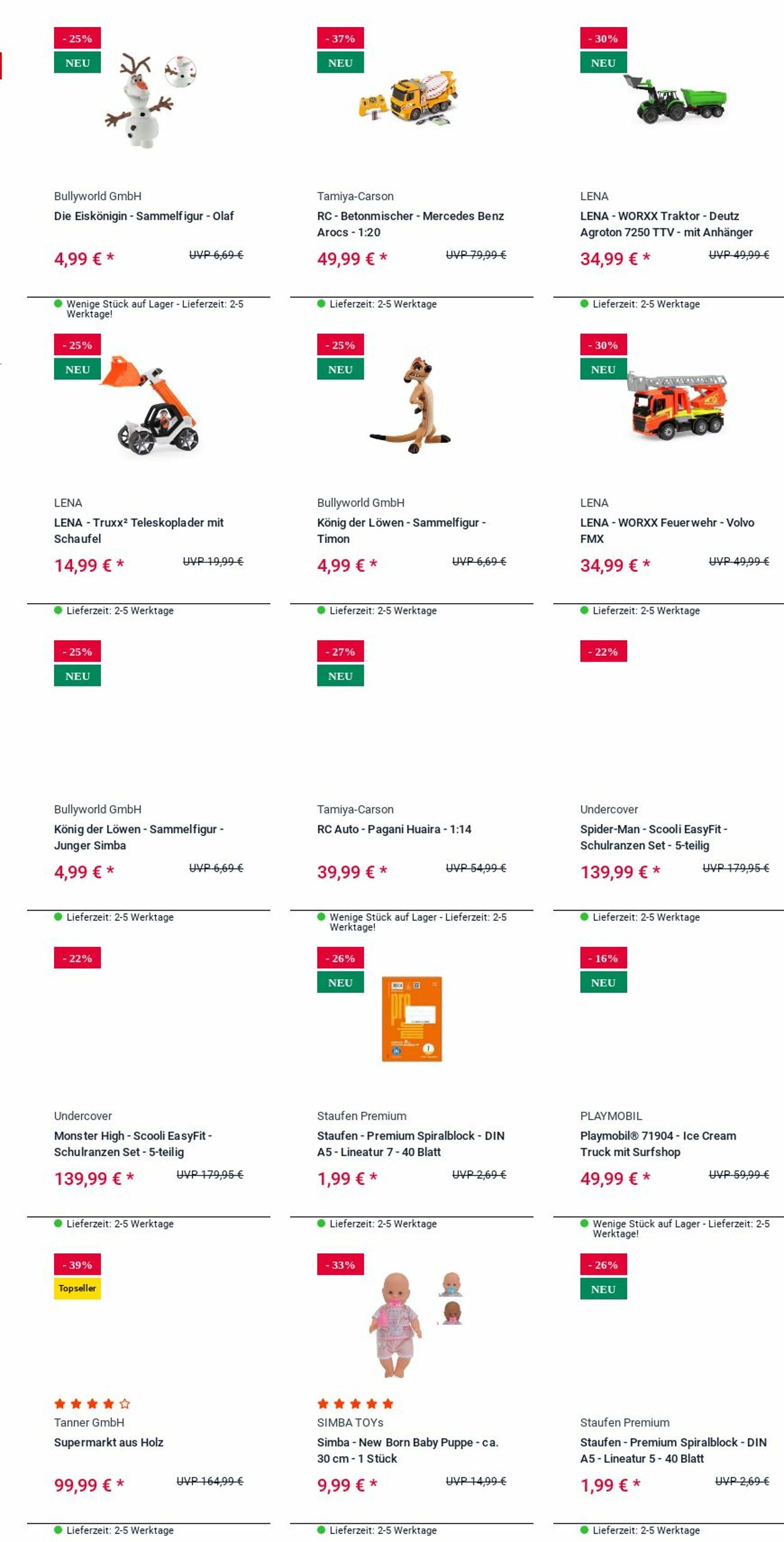 Prospekt Rofu Kinderland 11.08.2025 - 20.08.2025