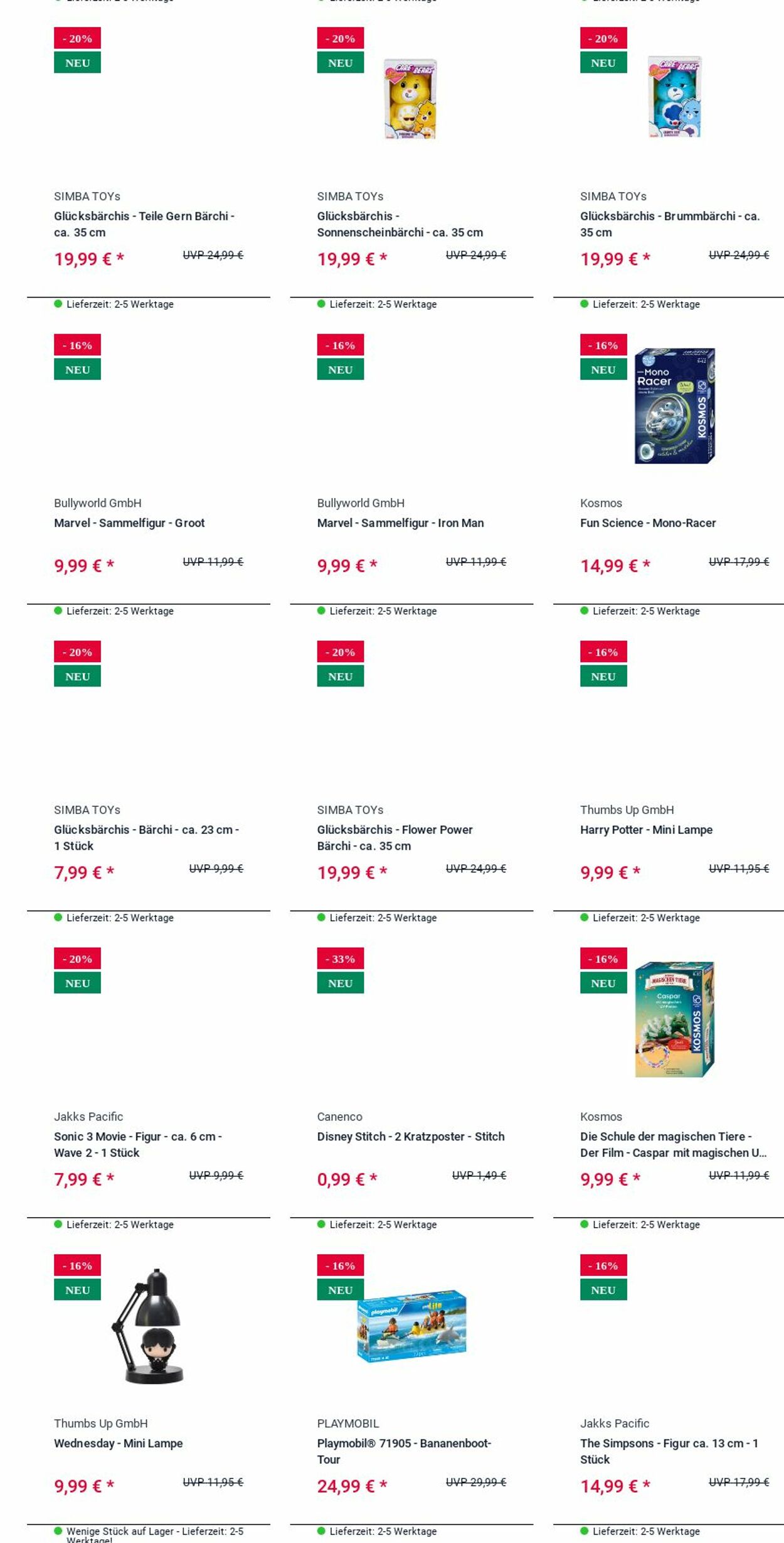 Prospekt Rofu Kinderland 11.08.2025 - 20.08.2025