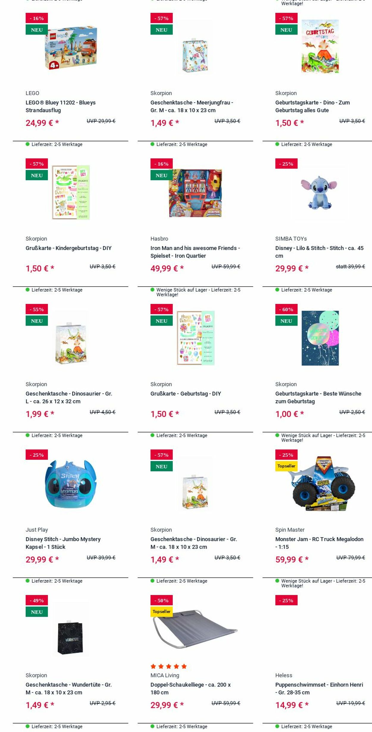 Prospekt Rofu Kinderland 11.08.2025 - 20.08.2025