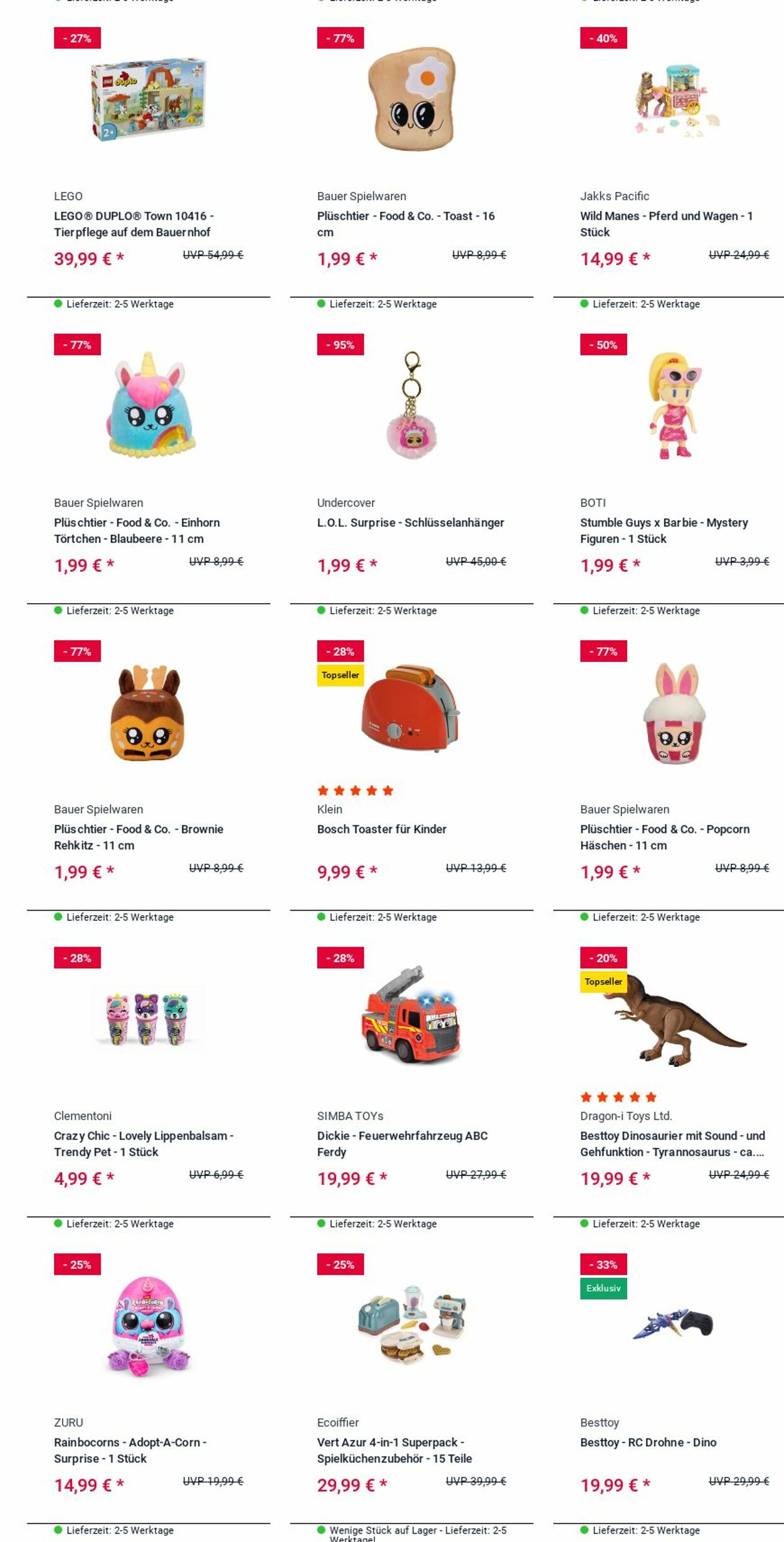 Prospekt Rofu Kinderland 11.08.2025 - 20.08.2025