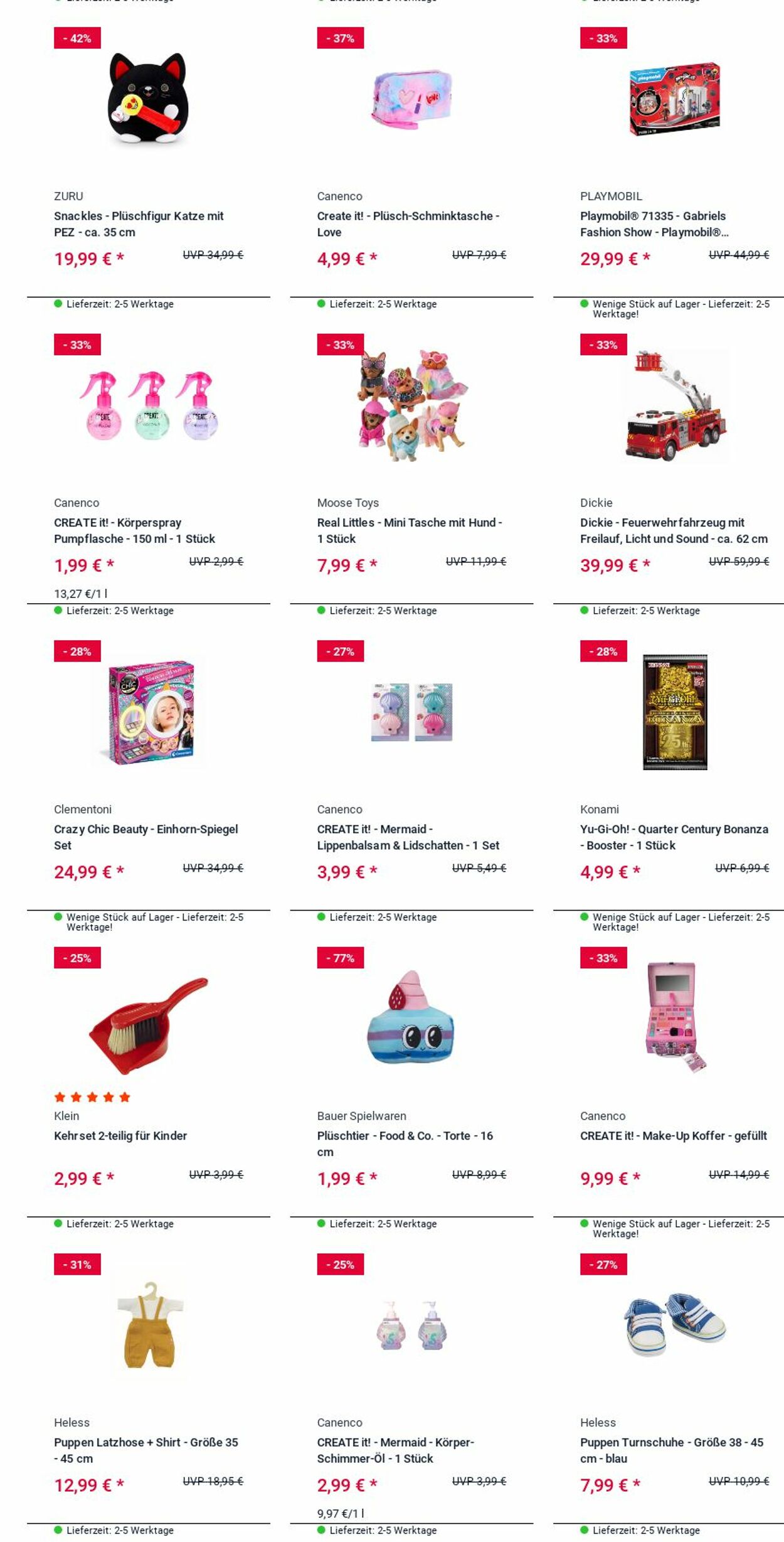 Prospekt Rofu Kinderland 11.08.2025 - 20.08.2025