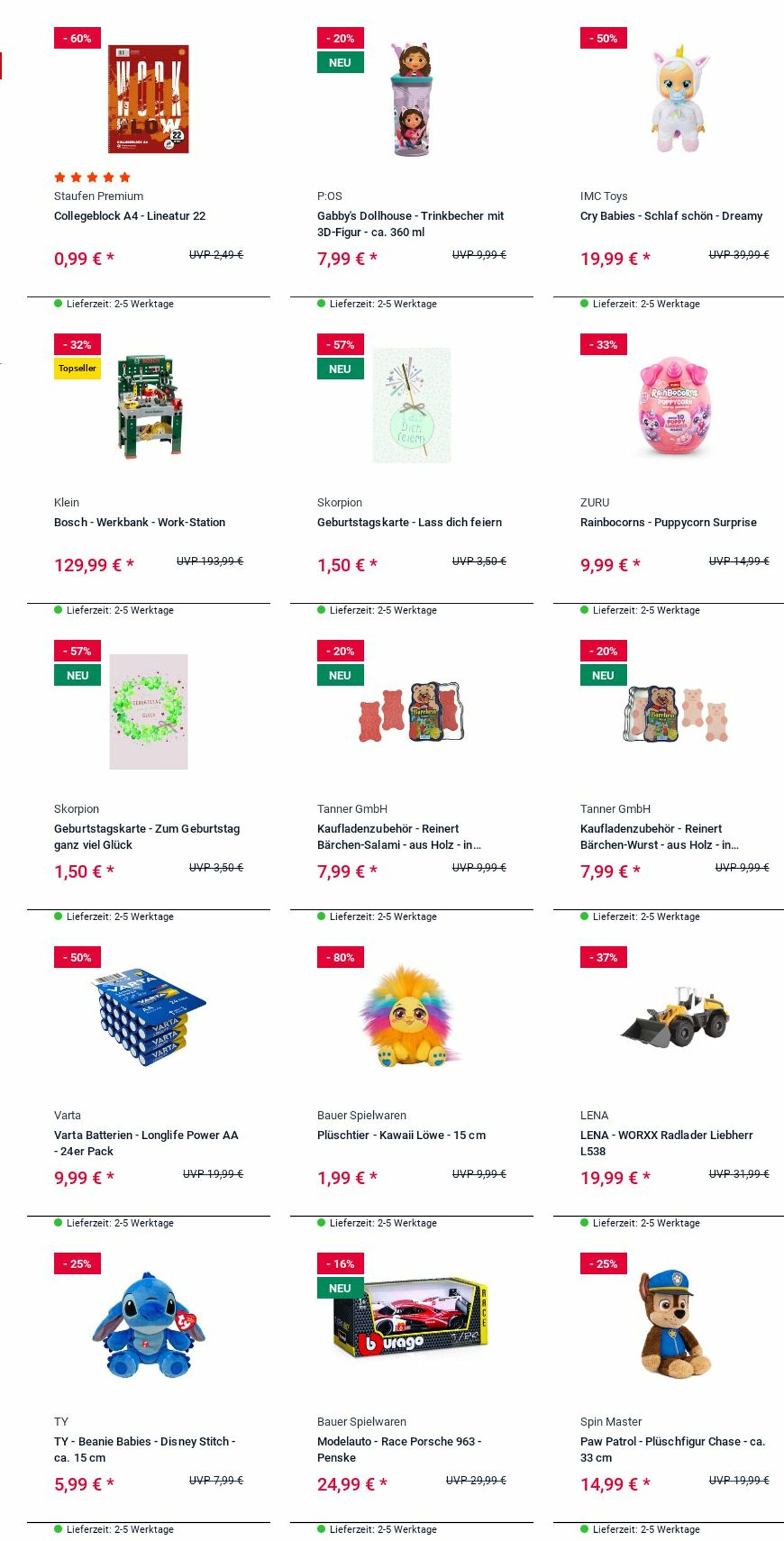 Prospekt Rofu Kinderland 11.08.2025 - 20.08.2025