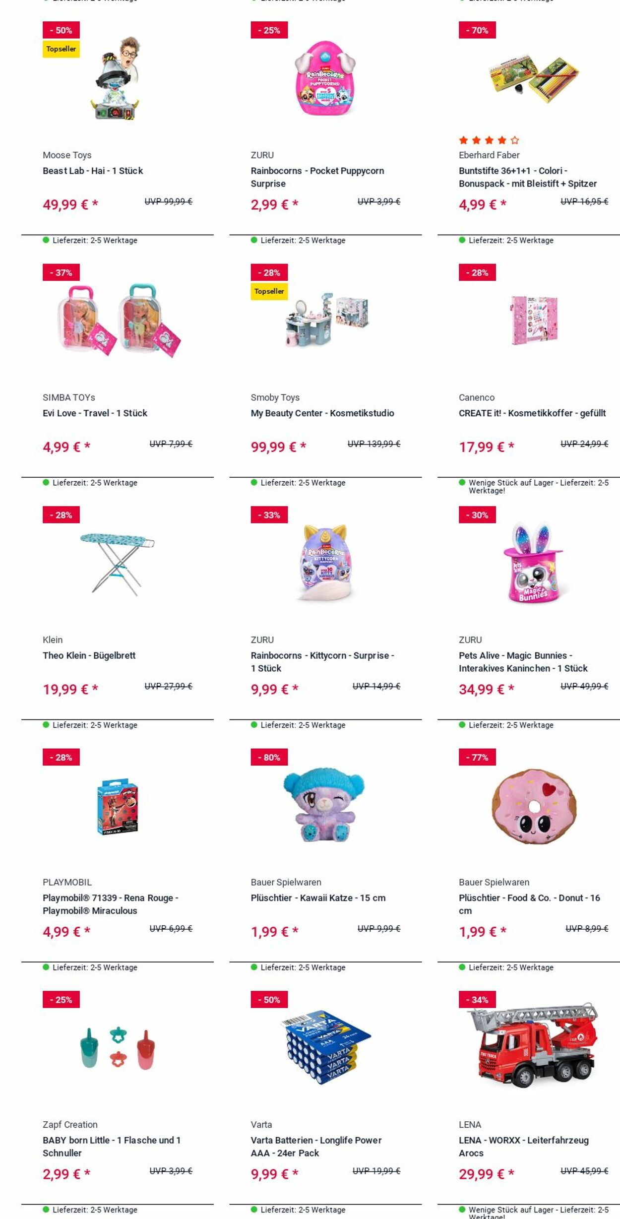 Prospekt Rofu Kinderland 11.08.2025 - 20.08.2025