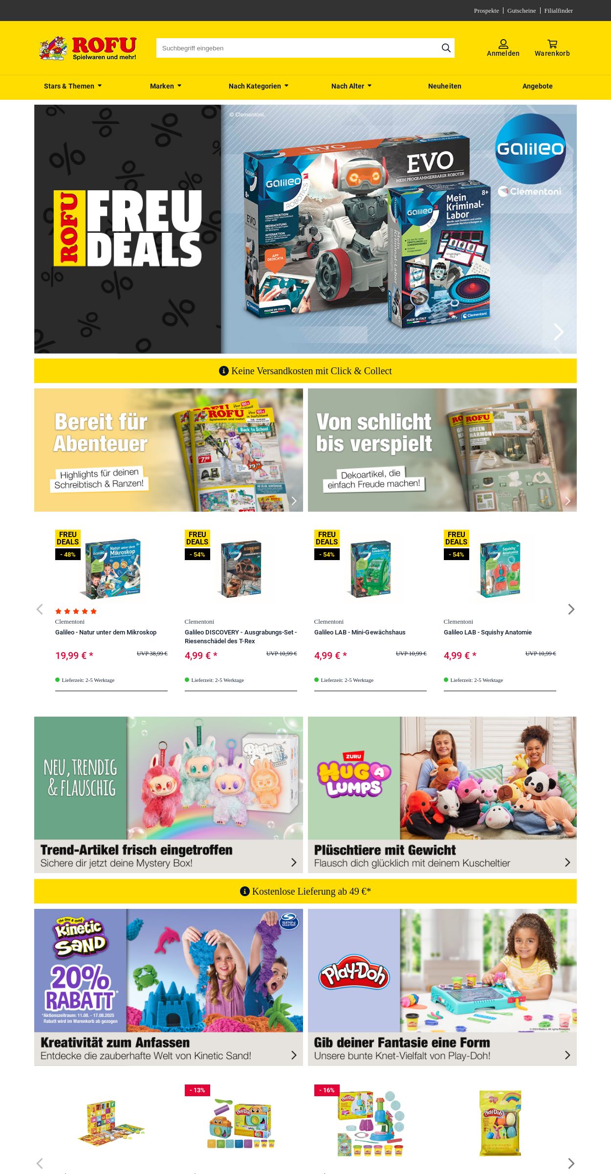 Prospekt Rofu Kinderland 11.08.2025 - 20.08.2025