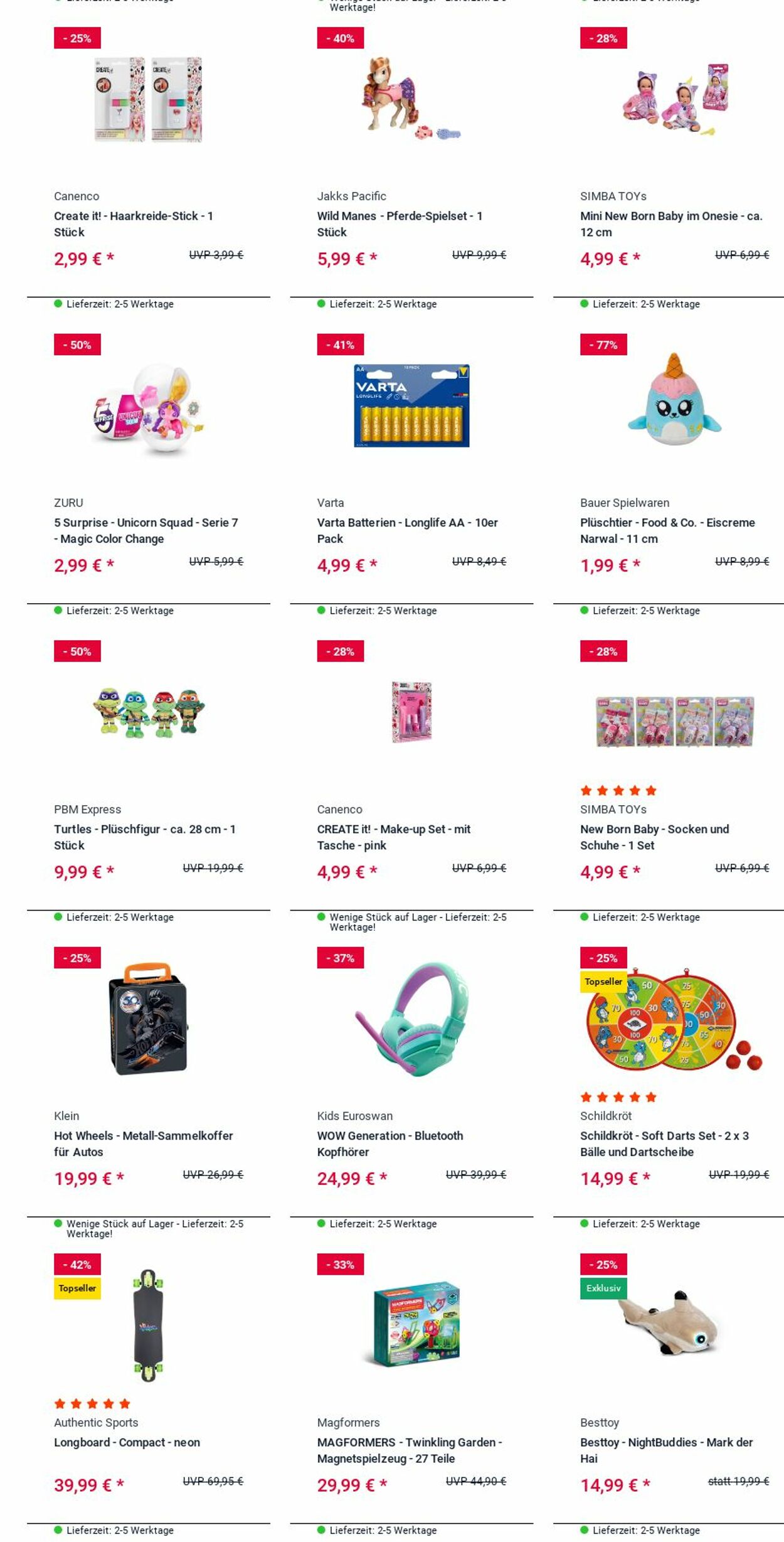 Prospekt Rofu Kinderland 11.08.2025 - 20.08.2025