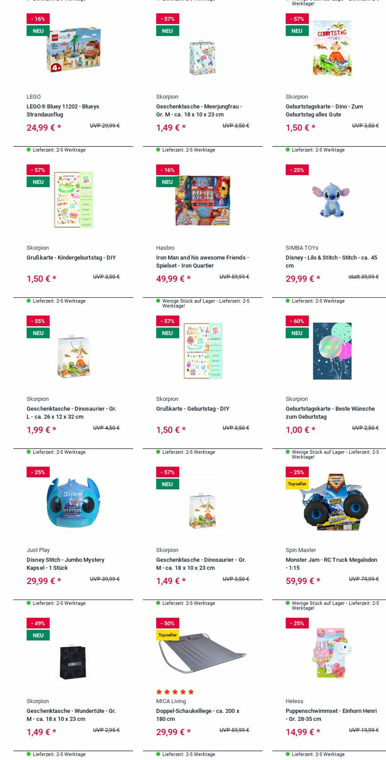 Prospekt Rofu Kinderland 11.08.2025 - 20.08.2025