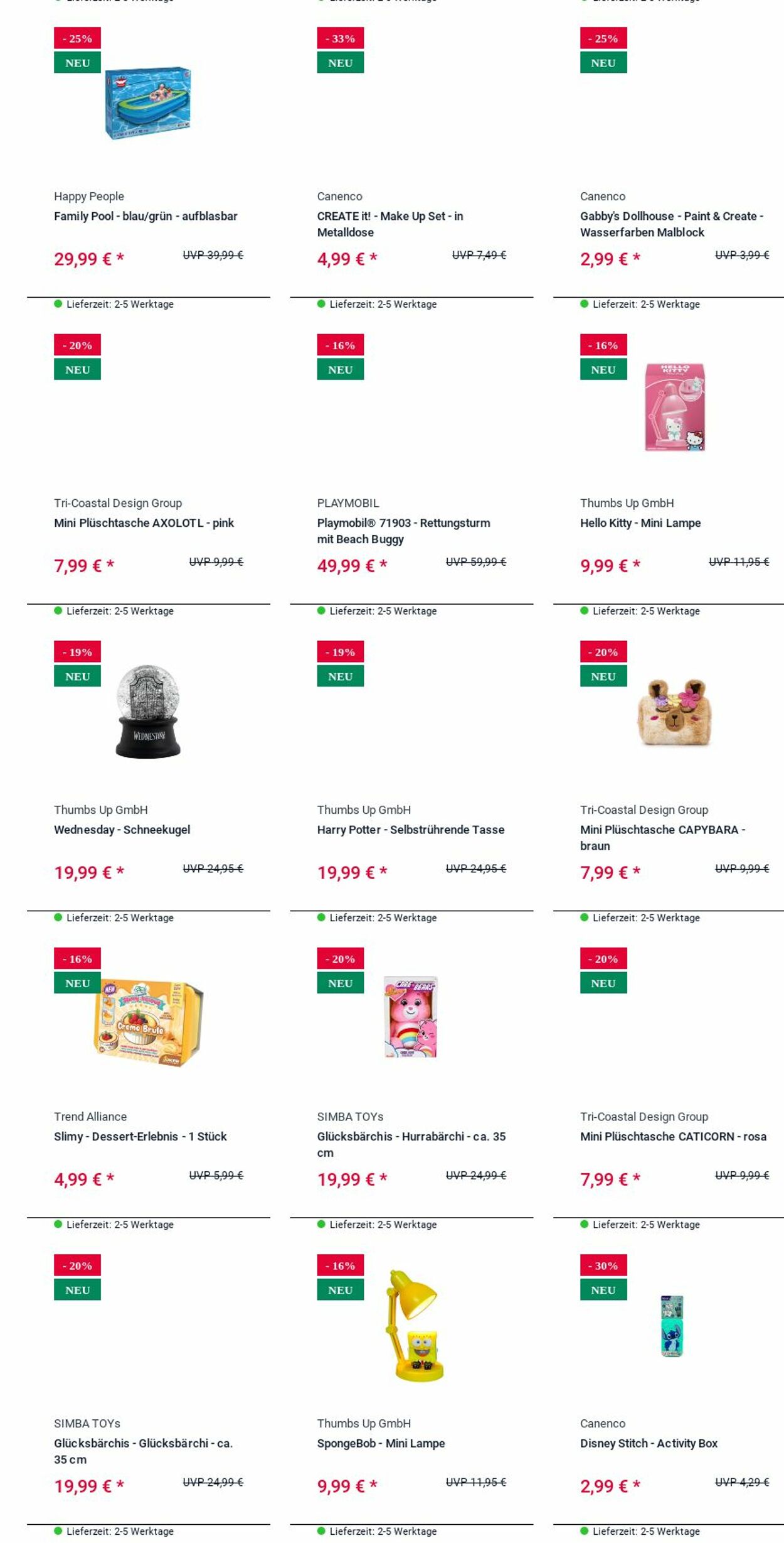 Prospekt Rofu Kinderland 11.08.2025 - 20.08.2025