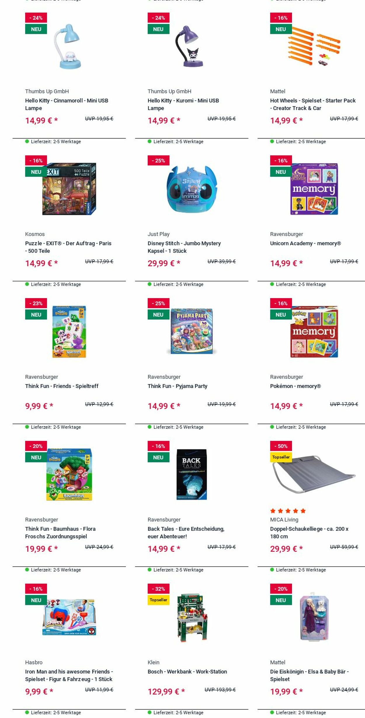 Prospekt Rofu Kinderland 08.09.2025 - 17.09.2025