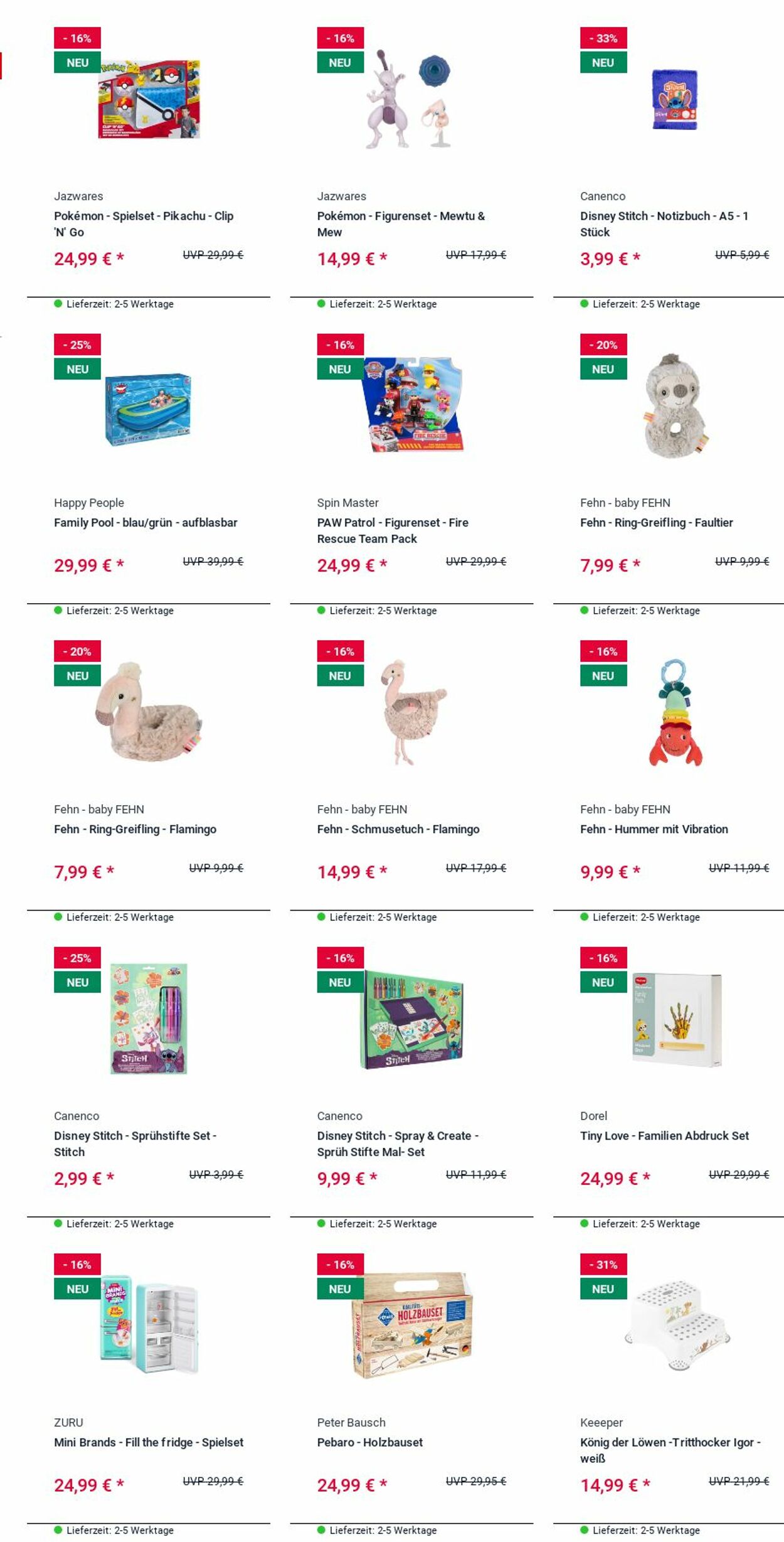 Prospekt Rofu Kinderland 08.09.2025 - 17.09.2025