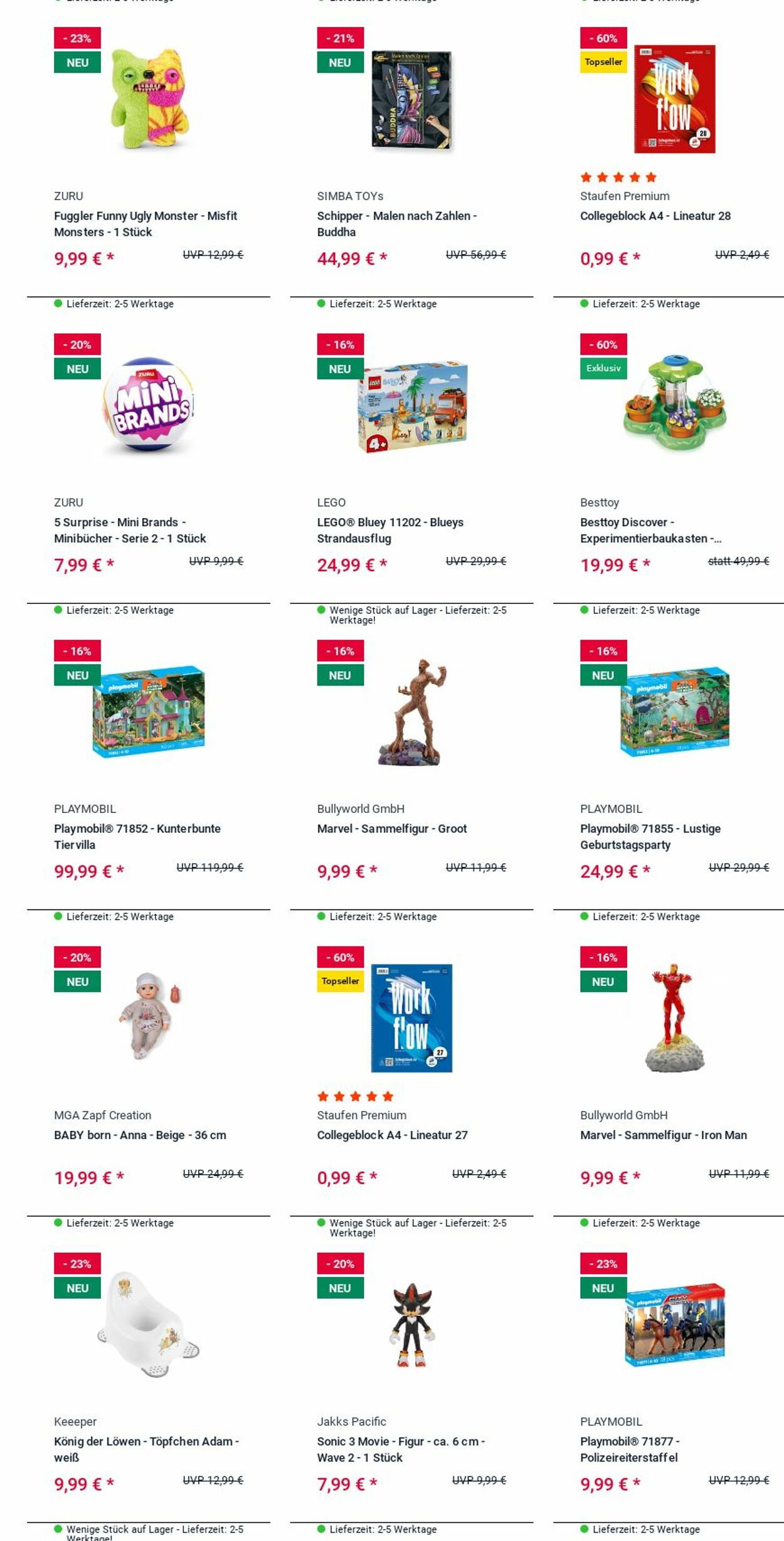 Prospekt Rofu Kinderland 08.09.2025 - 17.09.2025