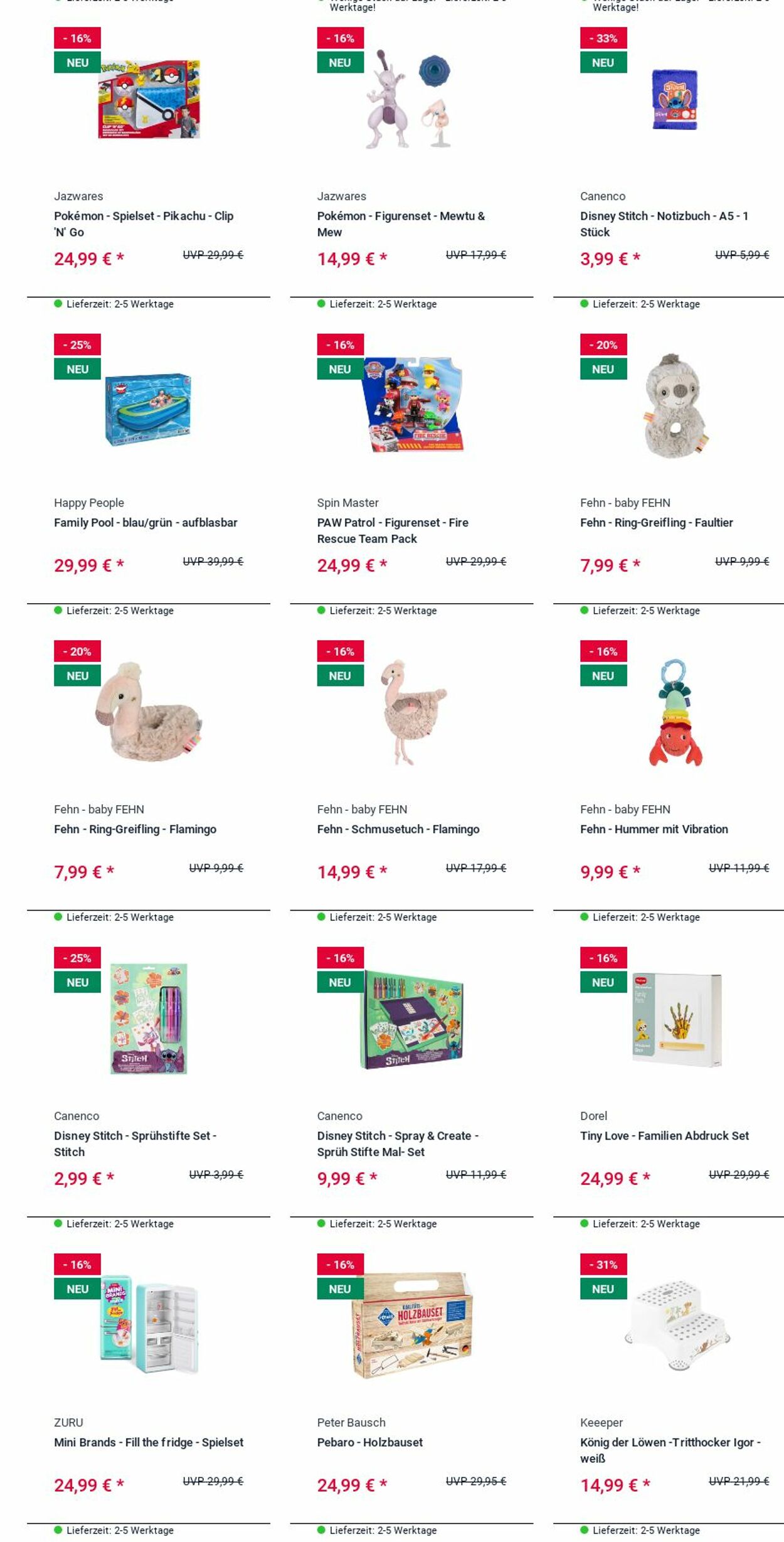 Prospekt Rofu Kinderland 08.09.2025 - 17.09.2025
