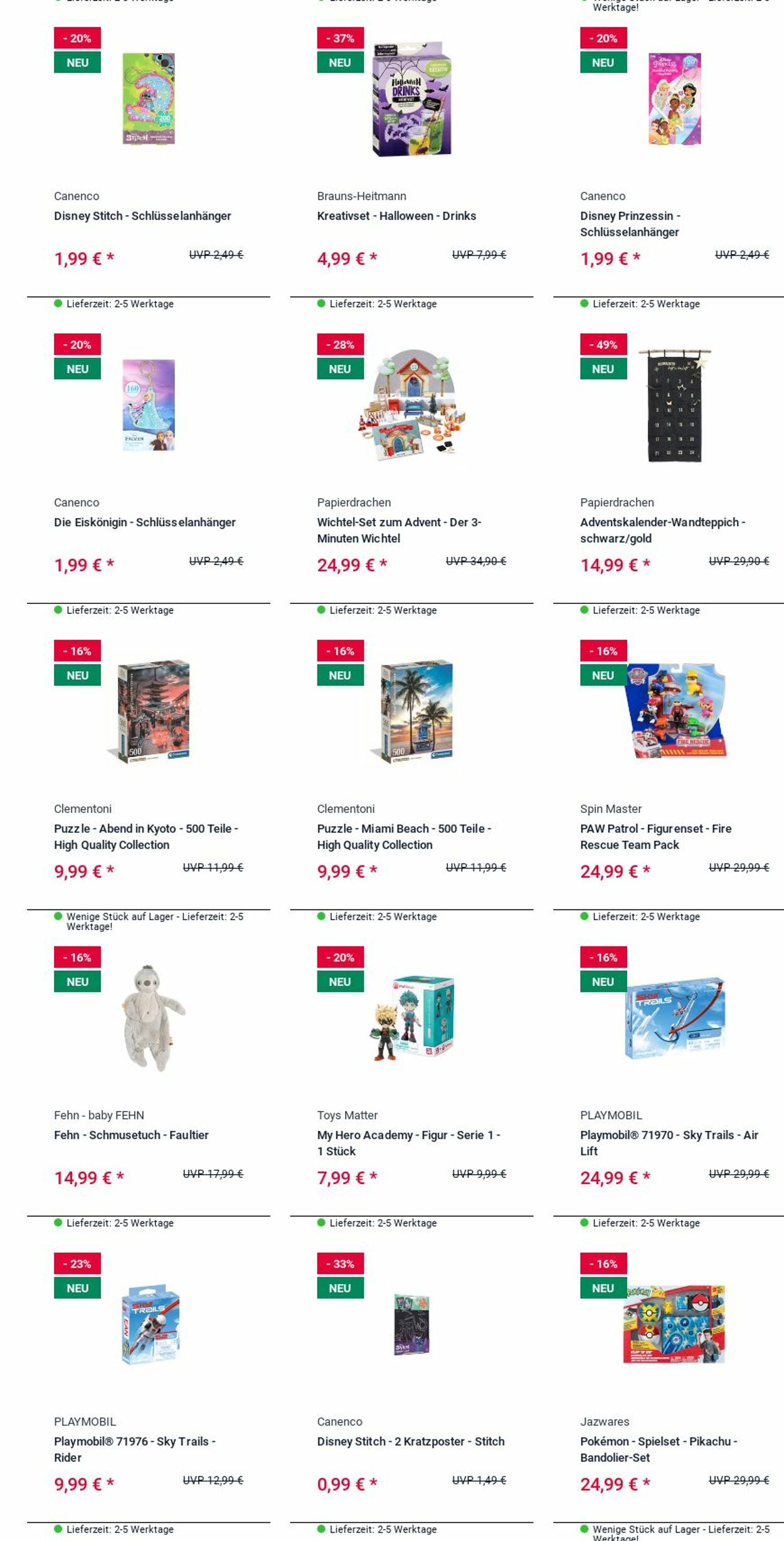Prospekt Rofu Kinderland 15.09.2025 - 24.09.2025