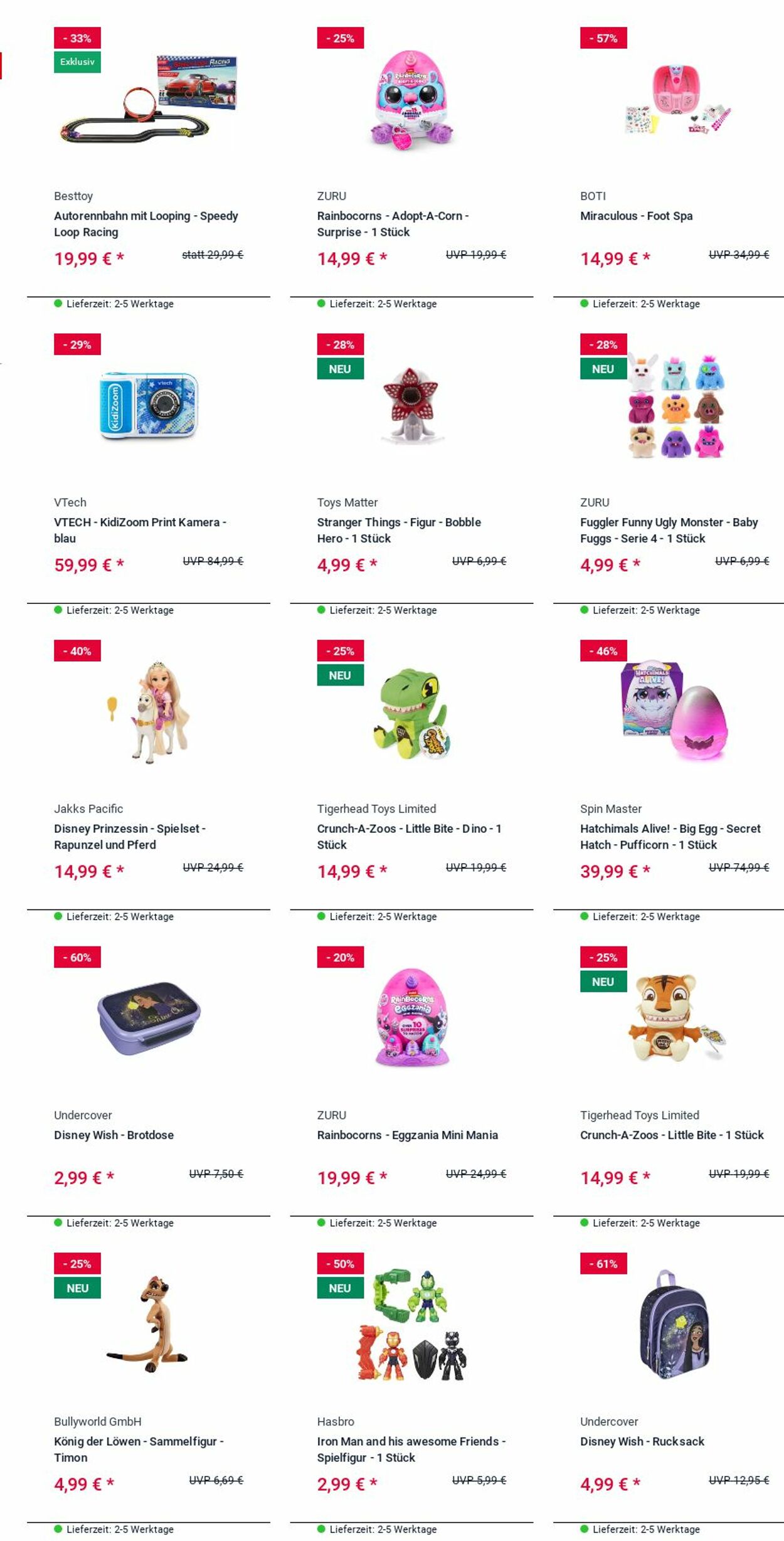 Prospekt Rofu Kinderland 15.09.2025 - 24.09.2025