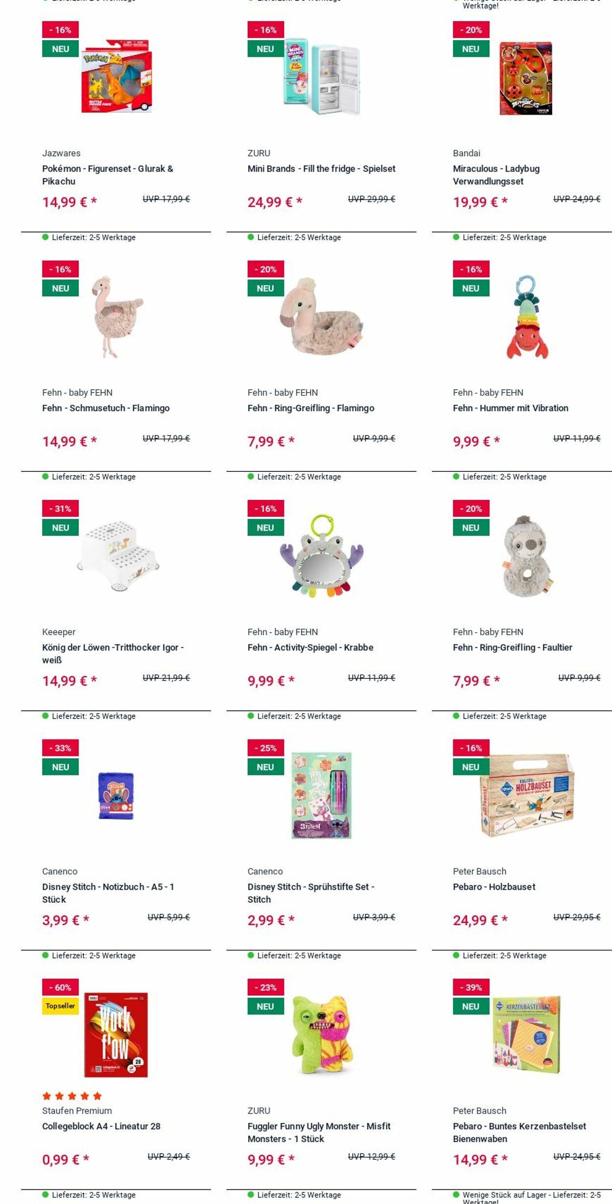 Prospekt Rofu Kinderland 15.09.2025 - 24.09.2025