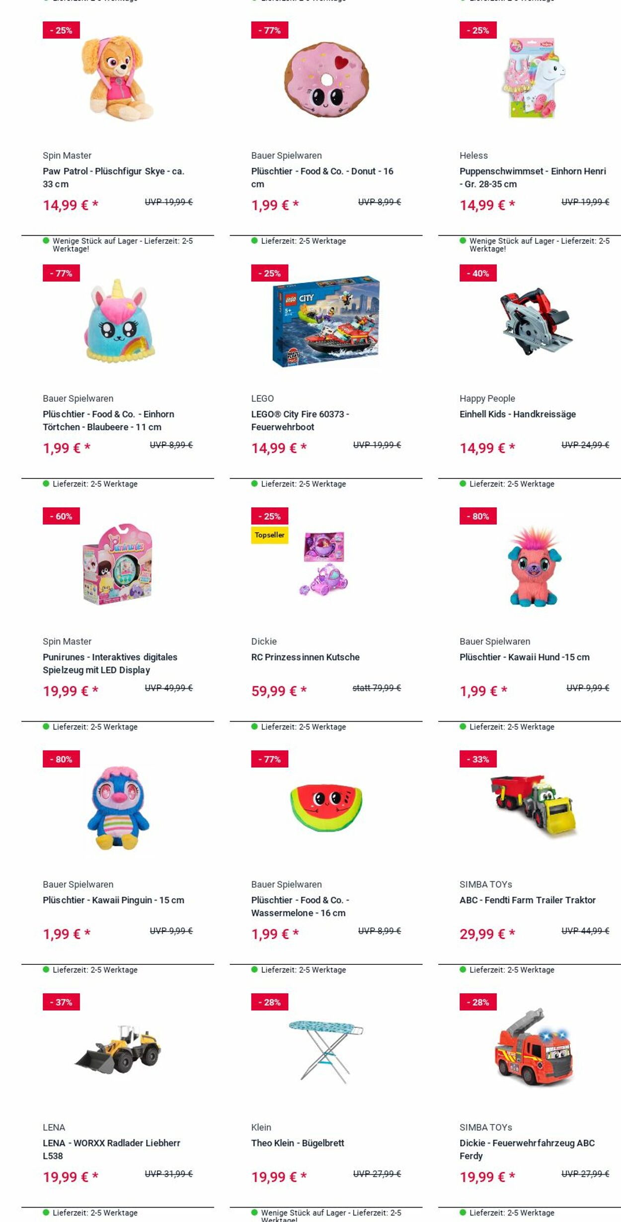 Prospekt Rofu Kinderland 15.09.2025 - 24.09.2025