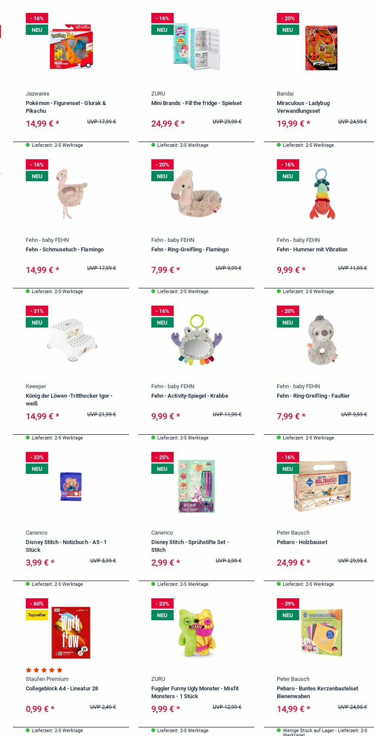 Prospekt Rofu Kinderland 15.09.2025 - 24.09.2025